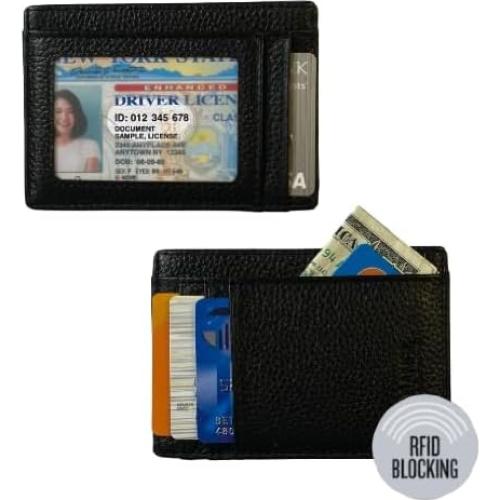 Cinturón con Bolsillos BANDI para Mujeres - Negro, Ajustable, Bloqueo RFID