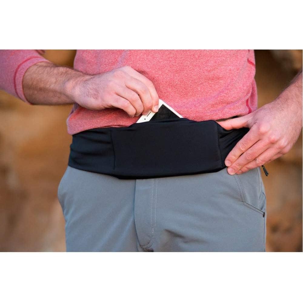 Cinturón con Bolsillos BANDI para Mujeres - Negro, Ajustable, Bloqueo RFID