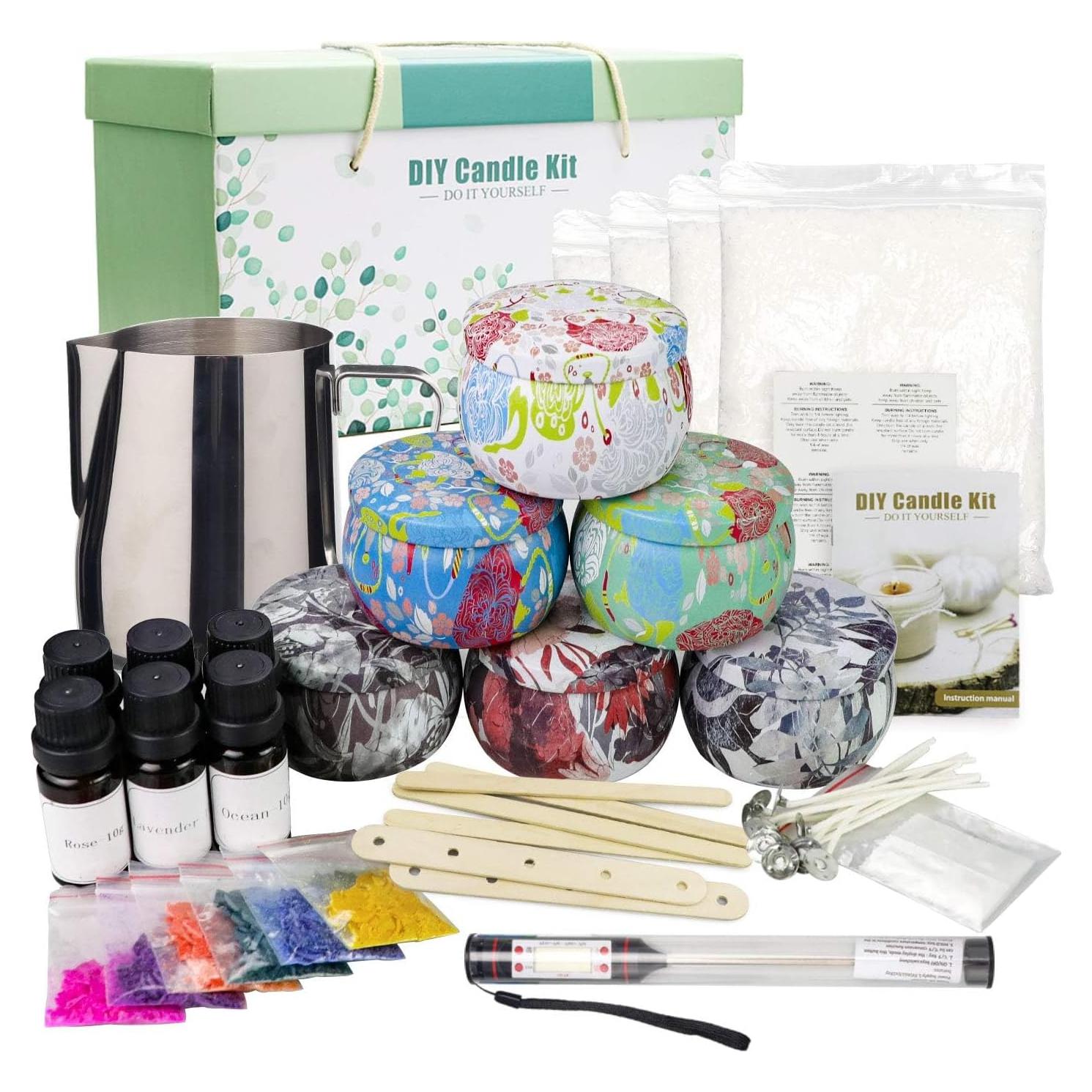 Kit de Fabricación de Velas YINUO LIGHT - 6 Velas DIY