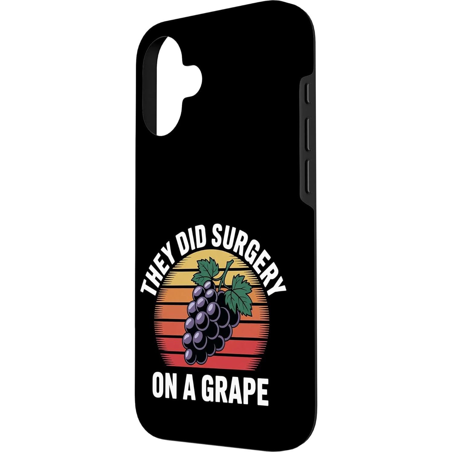 Funda protectora para iPhone 16 - Meme Uva Clásico