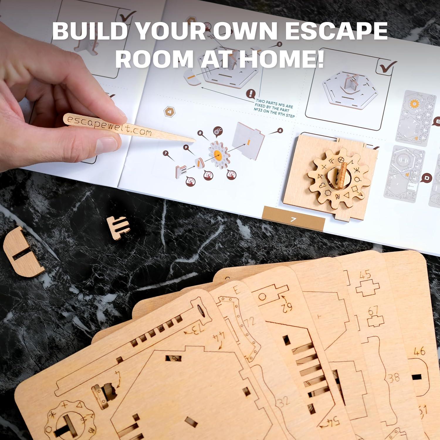 Juego de Rompecabezas 3D ESC WELT Fort Knox Box PRO - Enigma de Madera