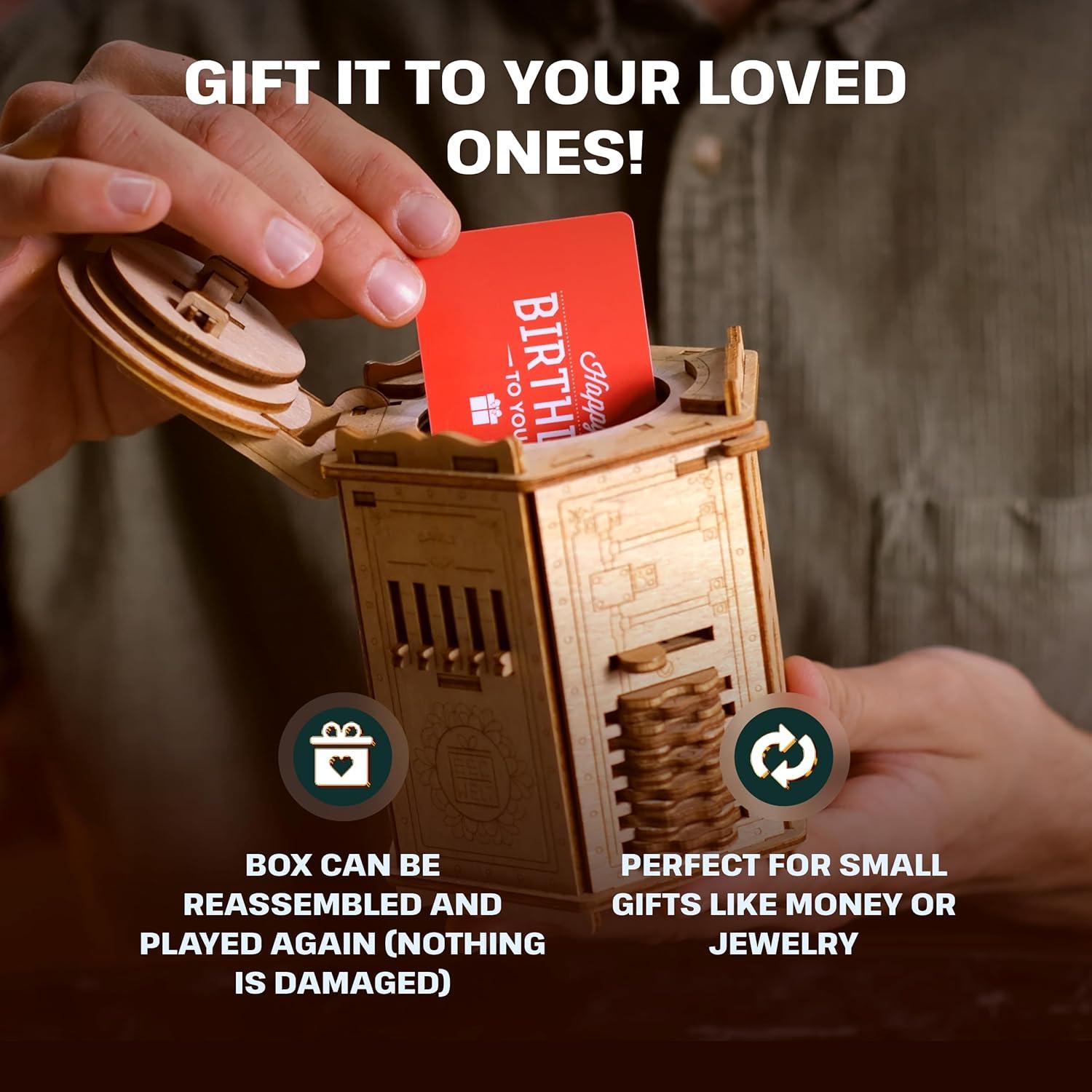 Juego de Rompecabezas 3D ESC WELT Fort Knox Box PRO - Enigma de Madera