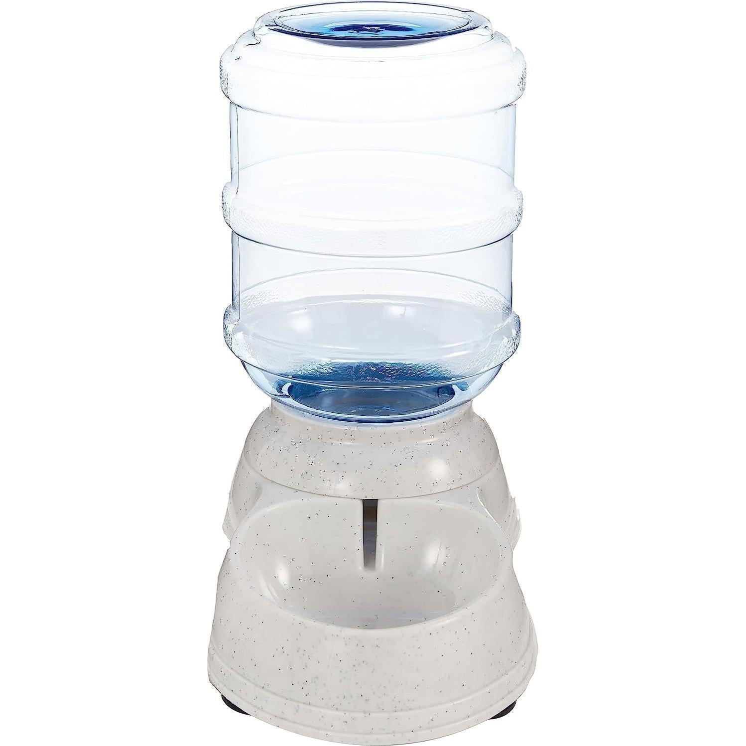 Dispensador de Agua para Mascotas Amazon Basics 3.79L Gris