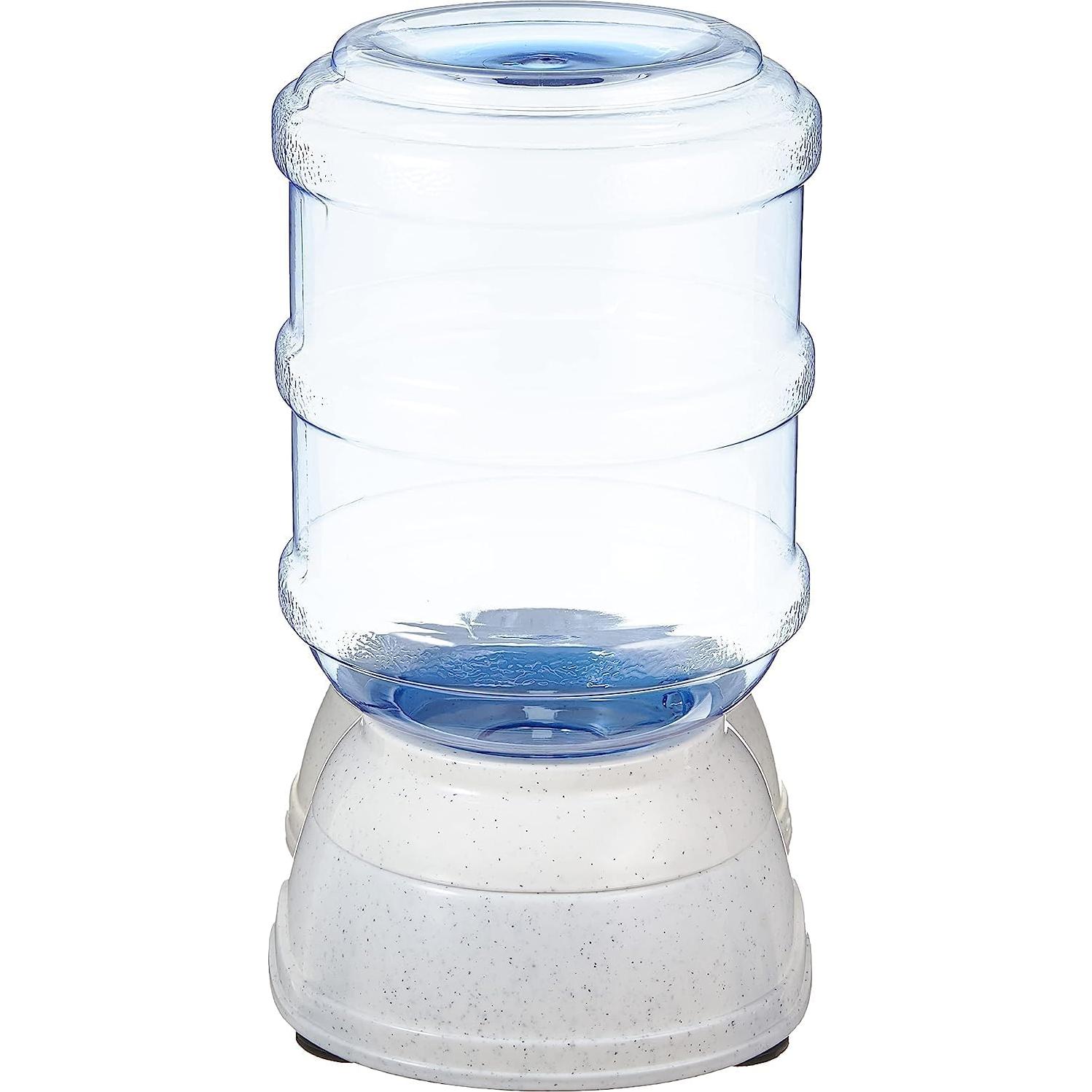 Dispensador de Agua para Mascotas Amazon Basics 3.79L Gris