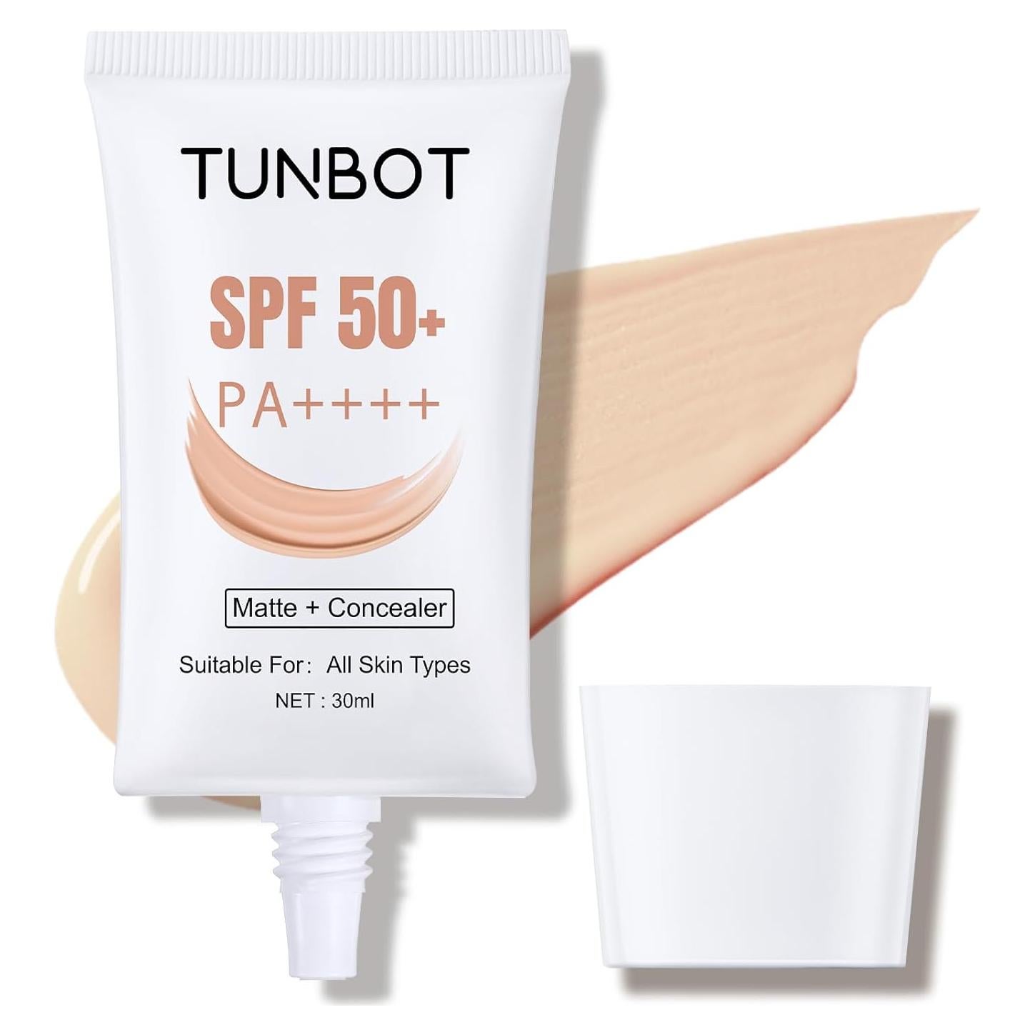 Base Correctora Tunbot SPF 50 30ml - Todo Tipo de Piel