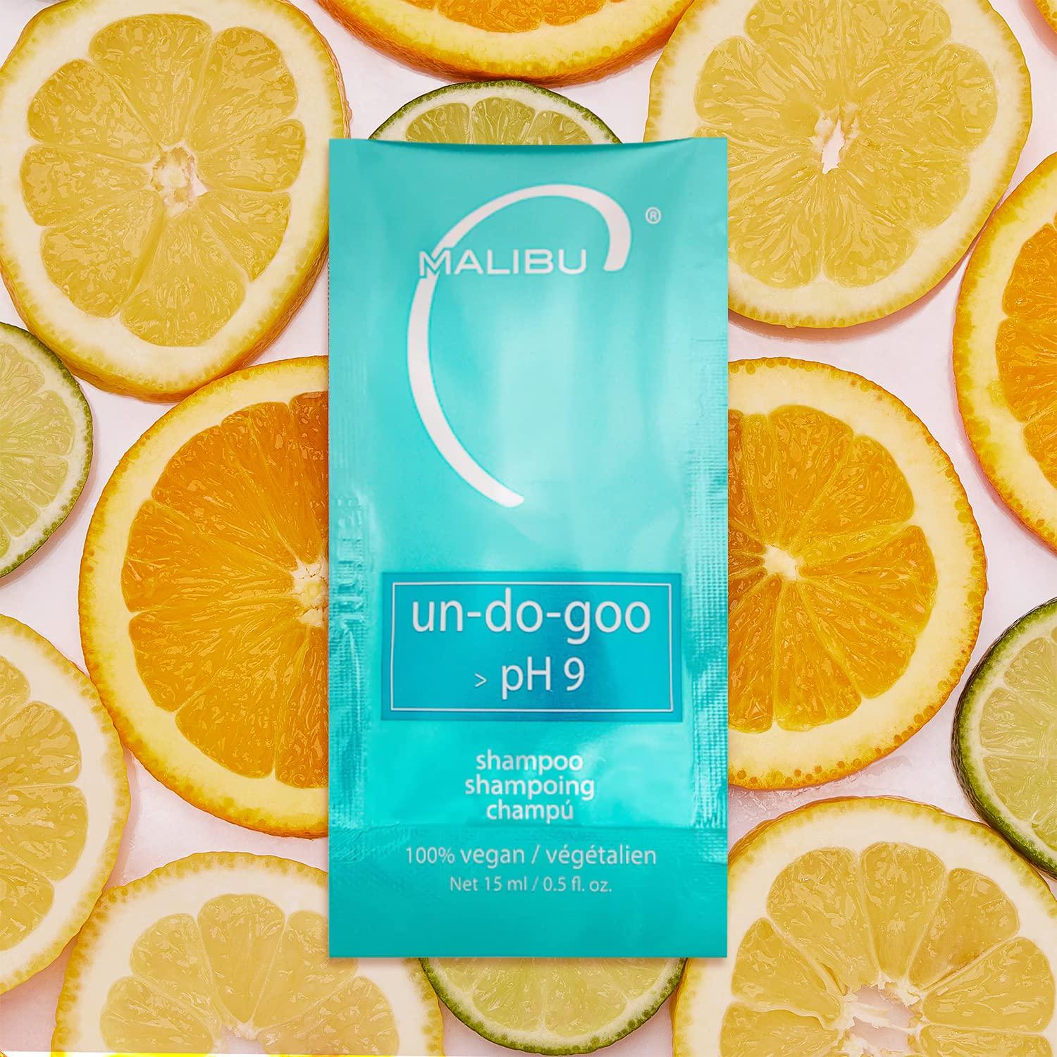 Malibu C Un-Do-Goo Clarifying Shampoo - Removes Product Build Up and Resins from Hair - Shine Restoring, Sulfate-Free Cleanser