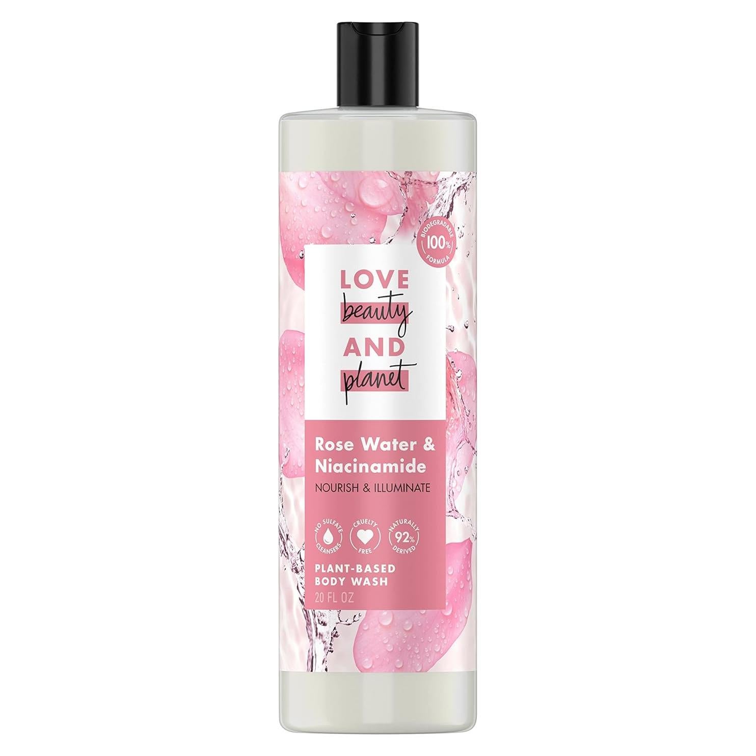 Gel de Ducha Amor Belleza y Planeta 591 ml Agua de Rosa