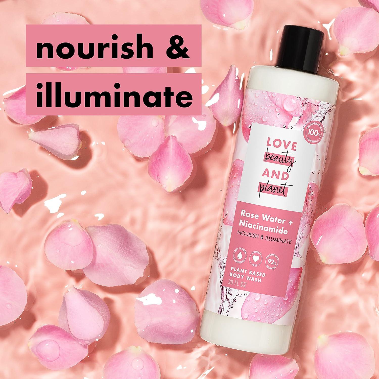 Gel de Ducha Amor Belleza y Planeta 591 ml Agua de Rosa