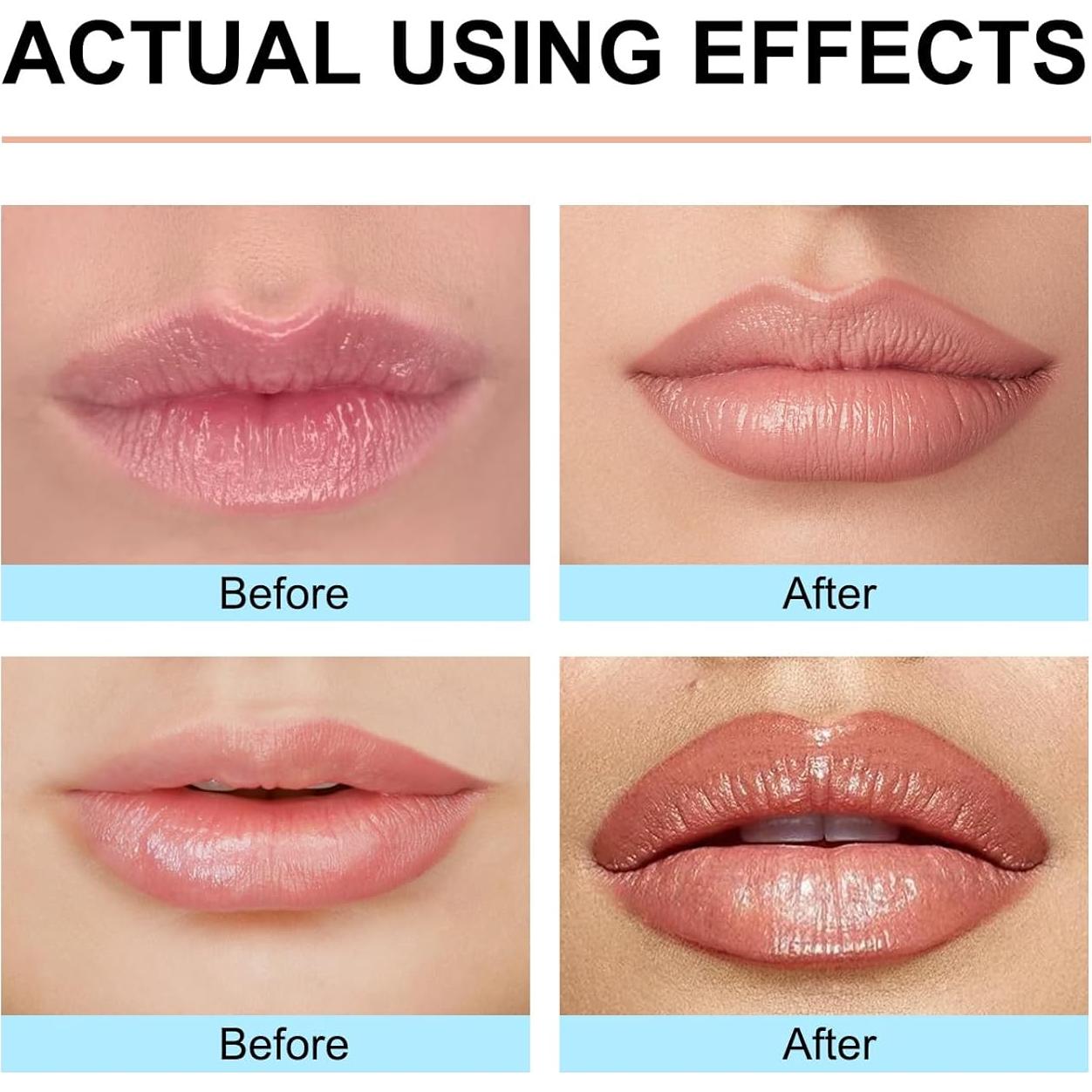 Juego de Lápiz Labial Desmontable Petansy 3 Colores