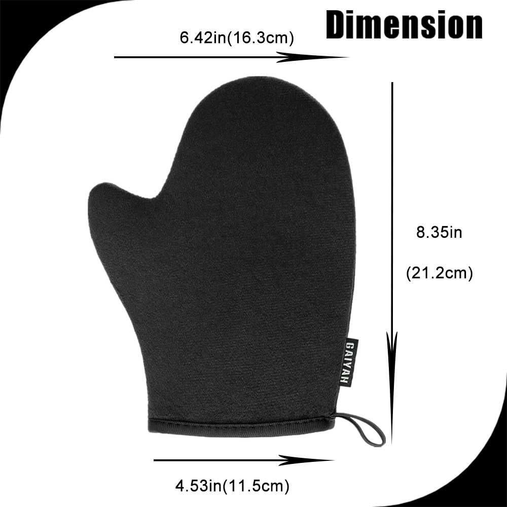 Guante de Bronceado Autonivelante GAIYAH - Negro, Reutilizable