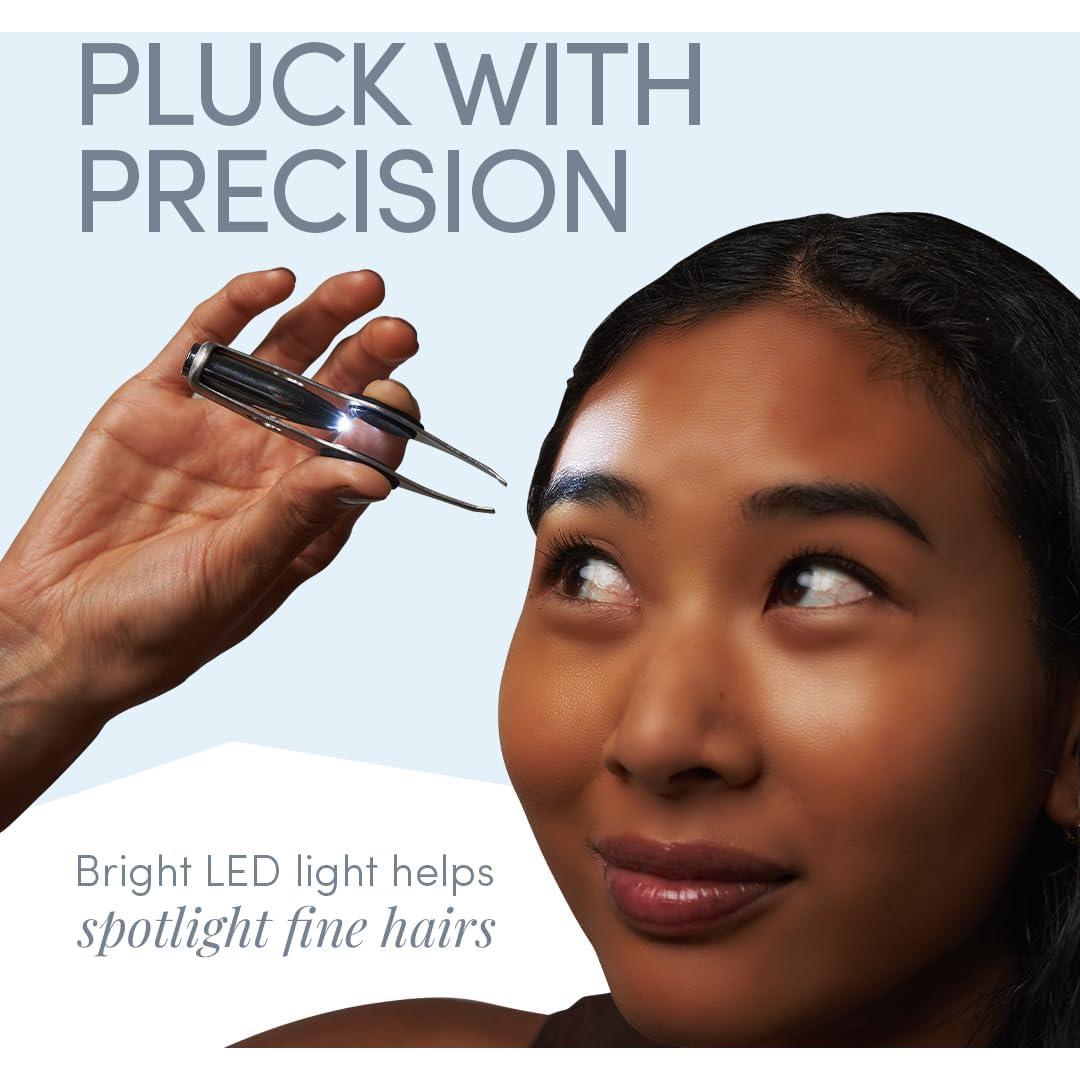 Pinzas Iluminadoras Tweezer Guru Pro con Luz LED y Espejo