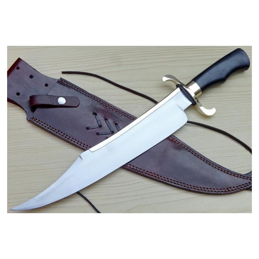 Cuchillo Bowie Genérico Kn_2304 de Acero Alto Carbono 43cm