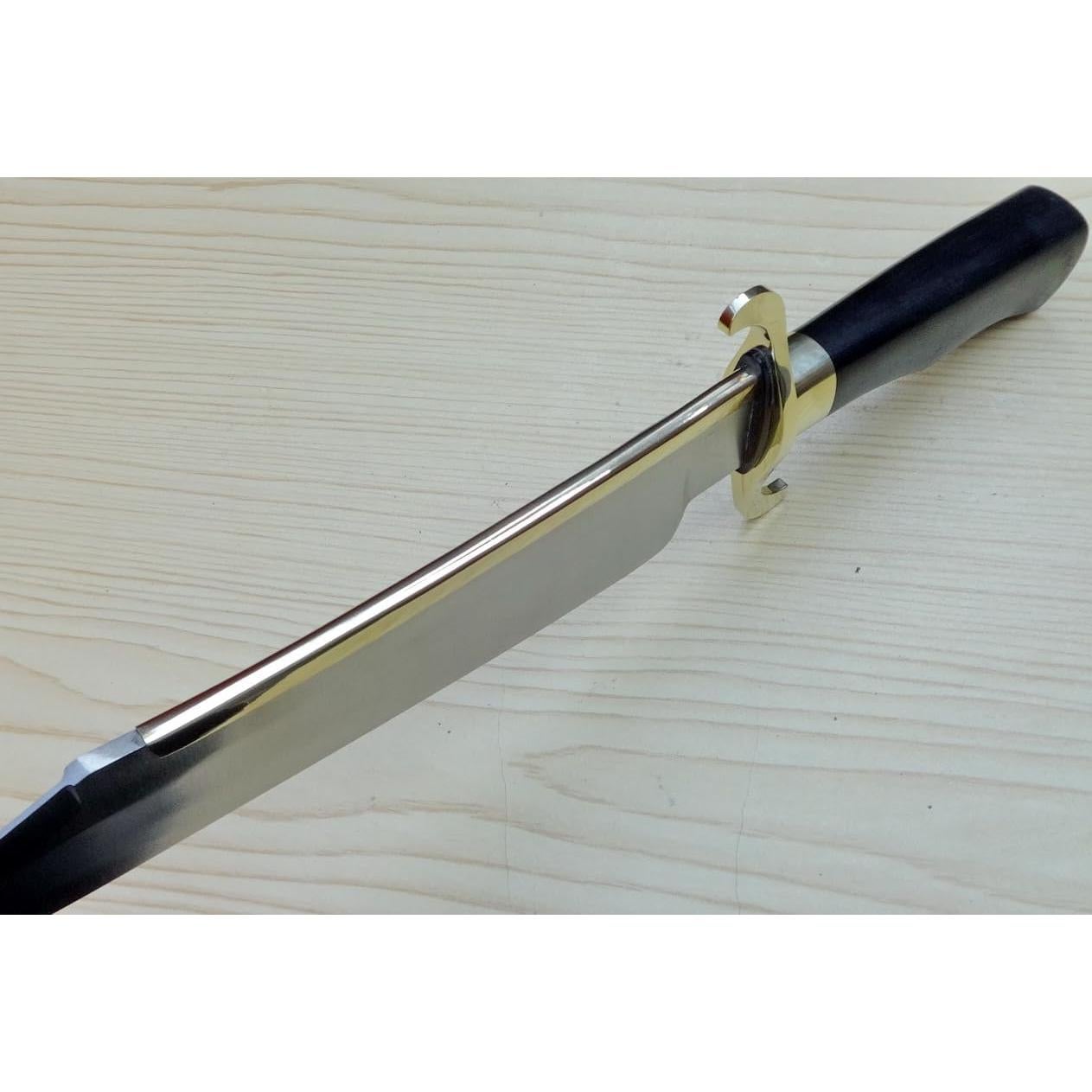 Cuchillo Bowie Genérico Kn_2304 de Acero Alto Carbono 43cm