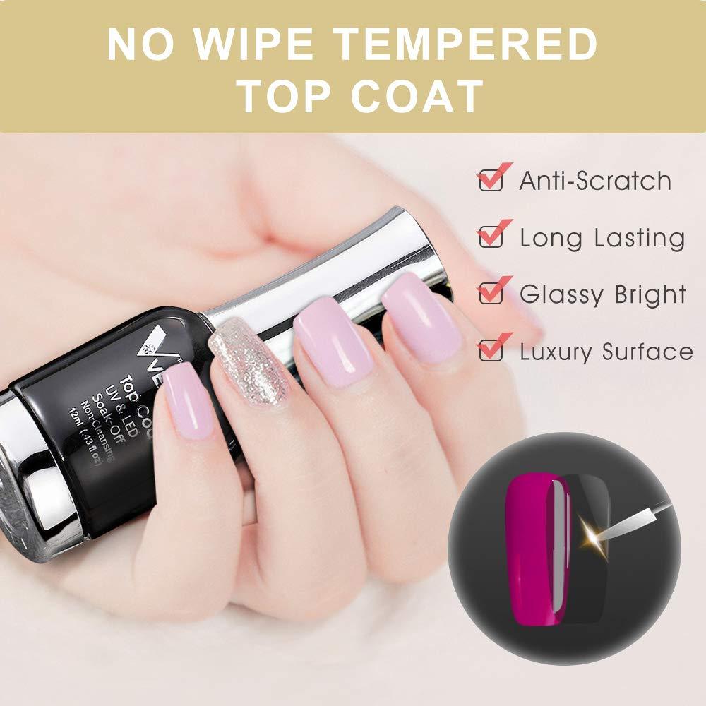 Top Coat Gel Venalisa 12ml Resistente a Rayones Brillo Alto