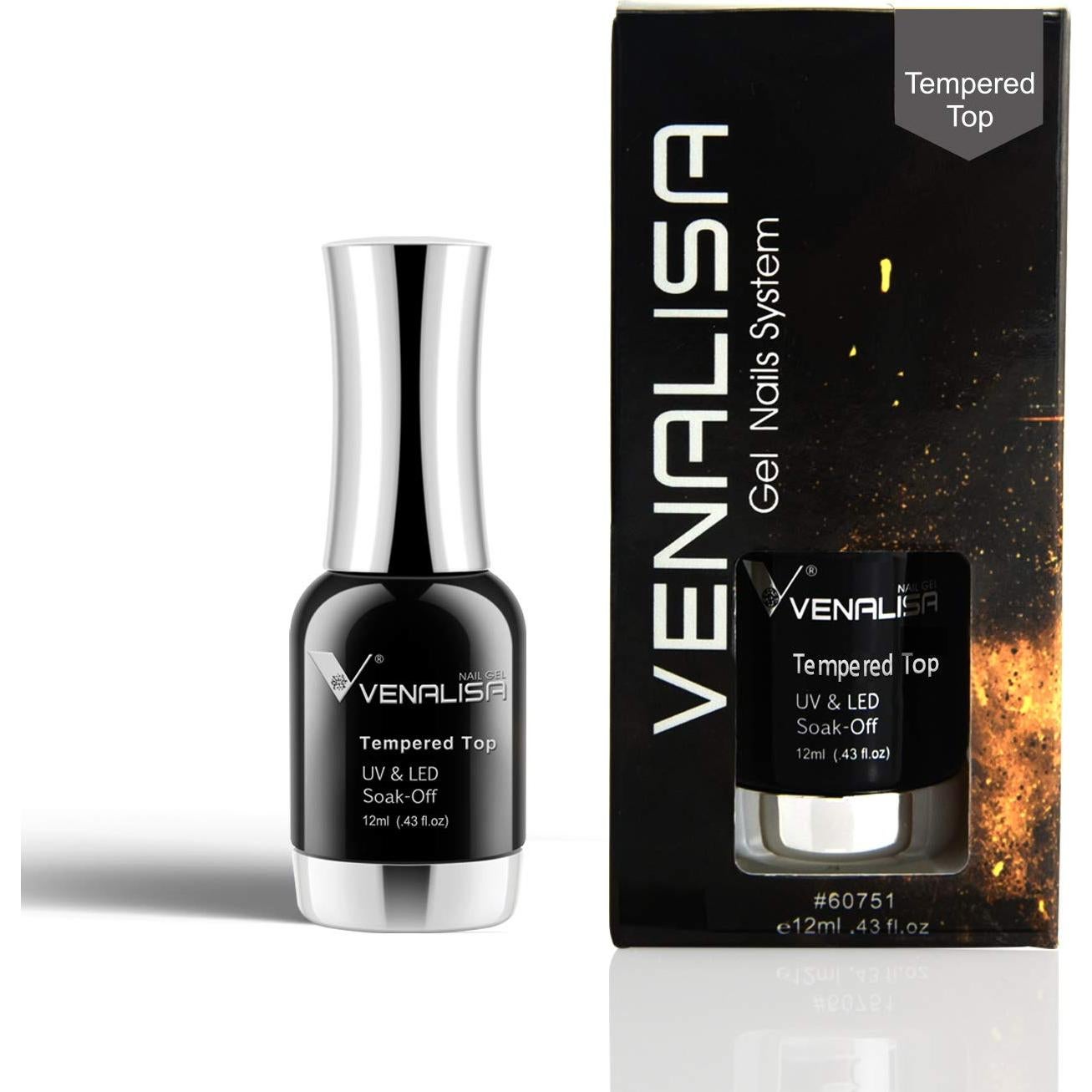 Top Coat Gel Venalisa 12ml Resistente a Rayones Brillo Alto