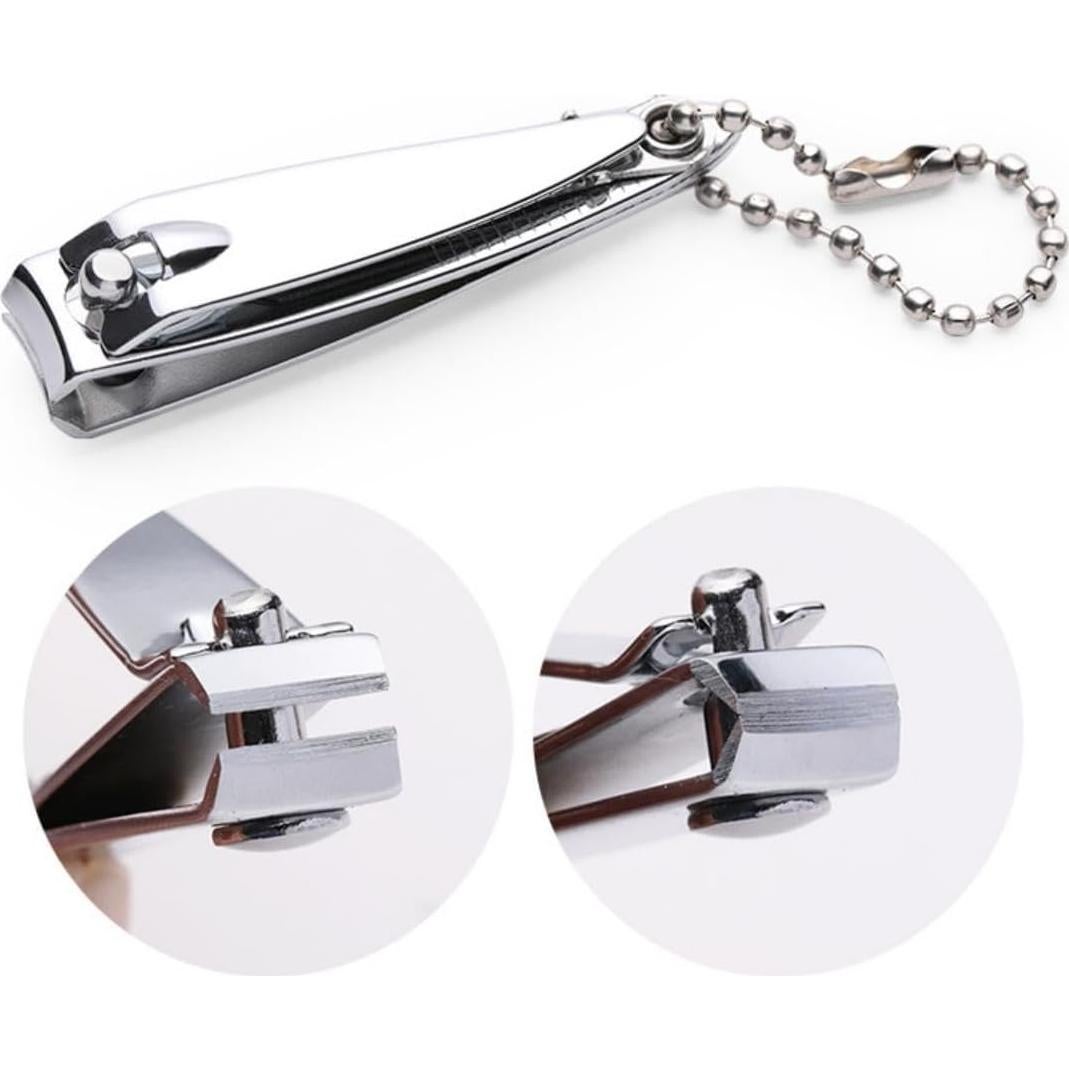 Cortadores de Uñas de Acero Inoxidable QPOIBSD - 3 Piezas