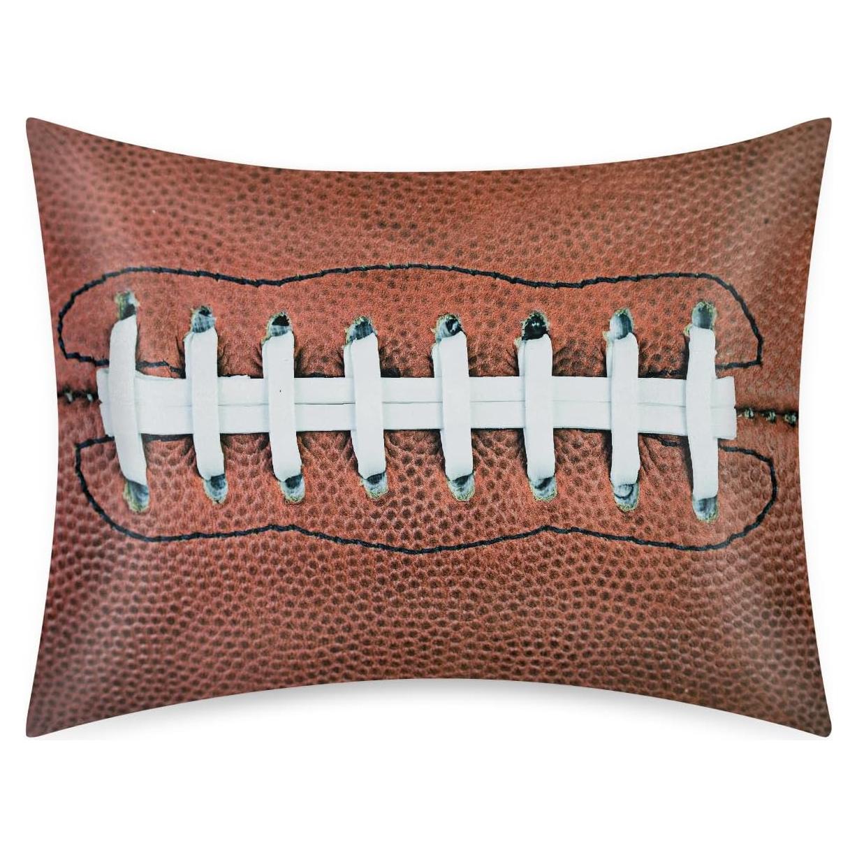 Funda de Almohada de Satén GzLeyigou 20x66 cm Beige Decorativa