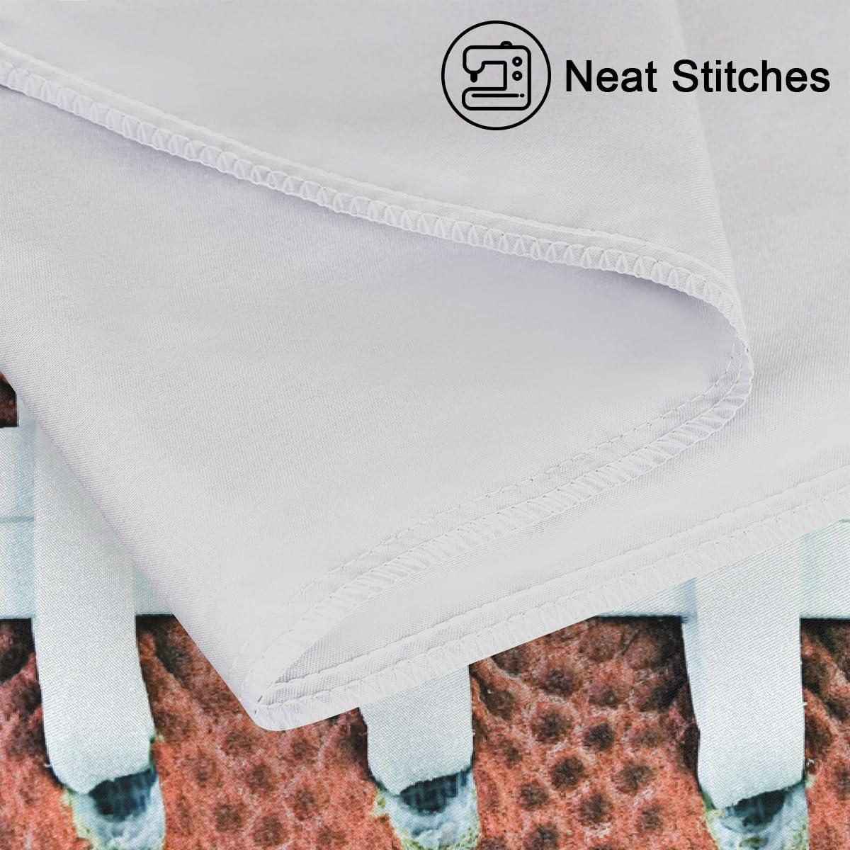 Funda de Almohada de Satén GzLeyigou 20x66 cm Beige Decorativa