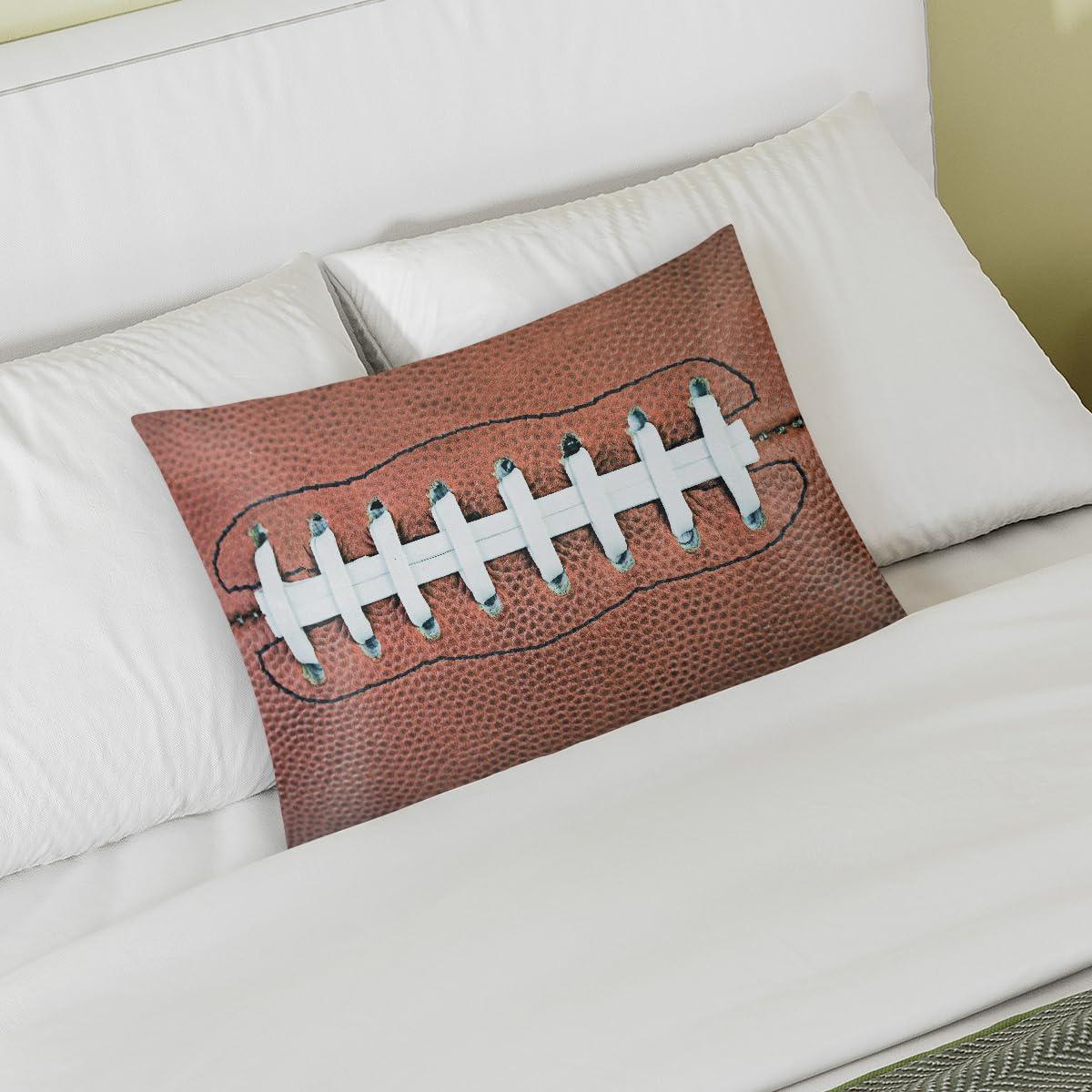 Funda de Almohada de Satén GzLeyigou 20x66 cm Beige Decorativa