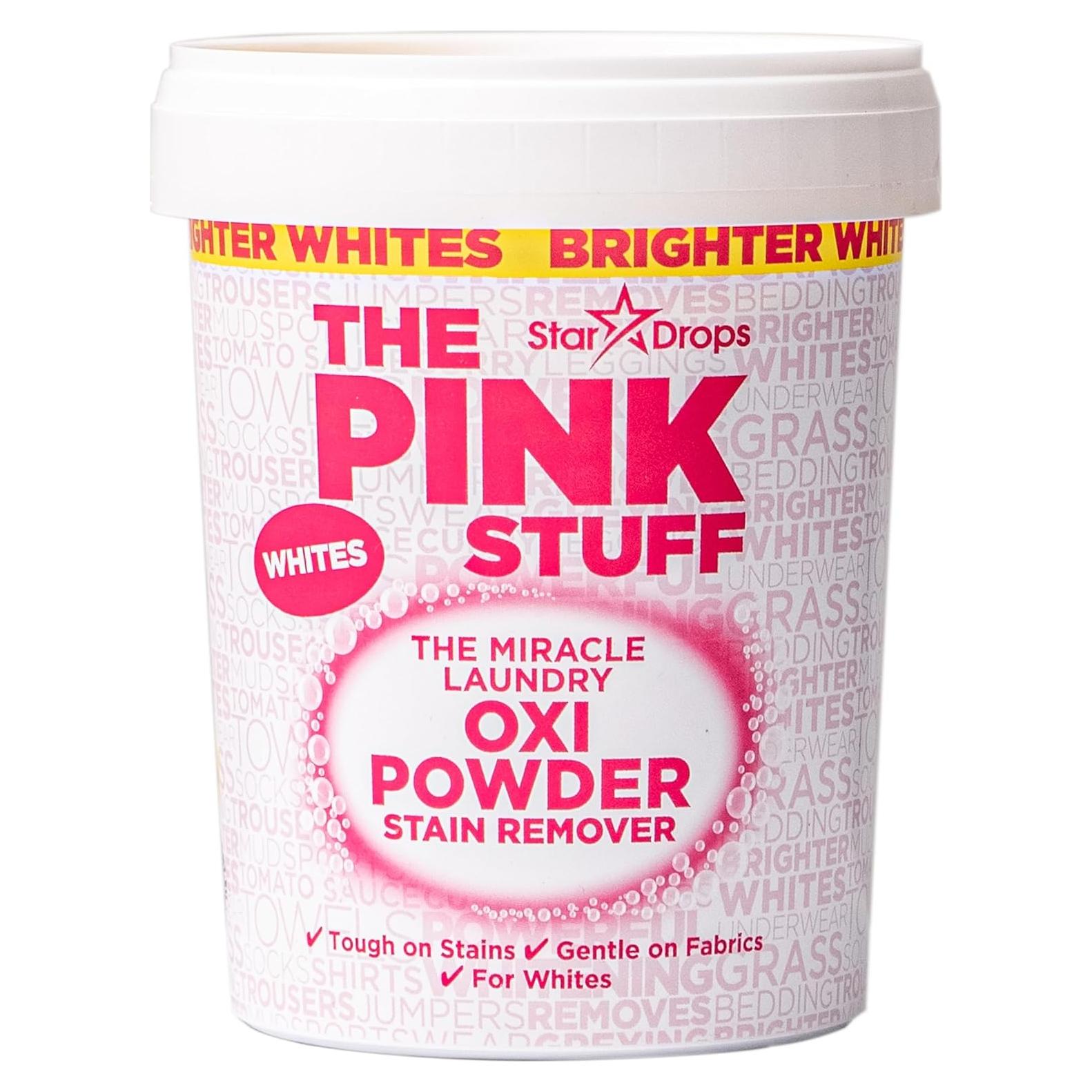 Quitamanchas Milagroso Oxi The Pink Stuff 1 kg para Ropa Blancos