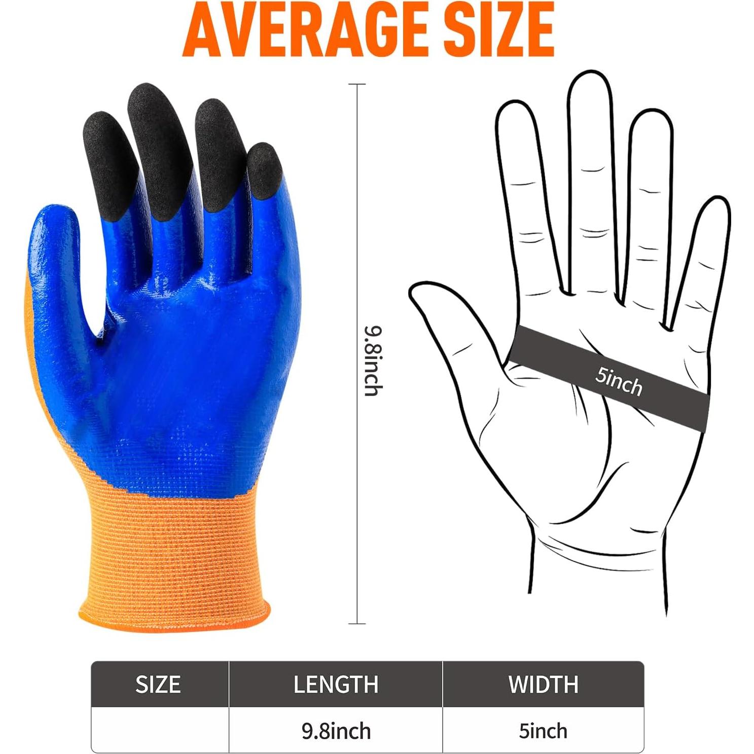 Guantes Aislantes 400V Naranja - Impermeables y Antideslizantes