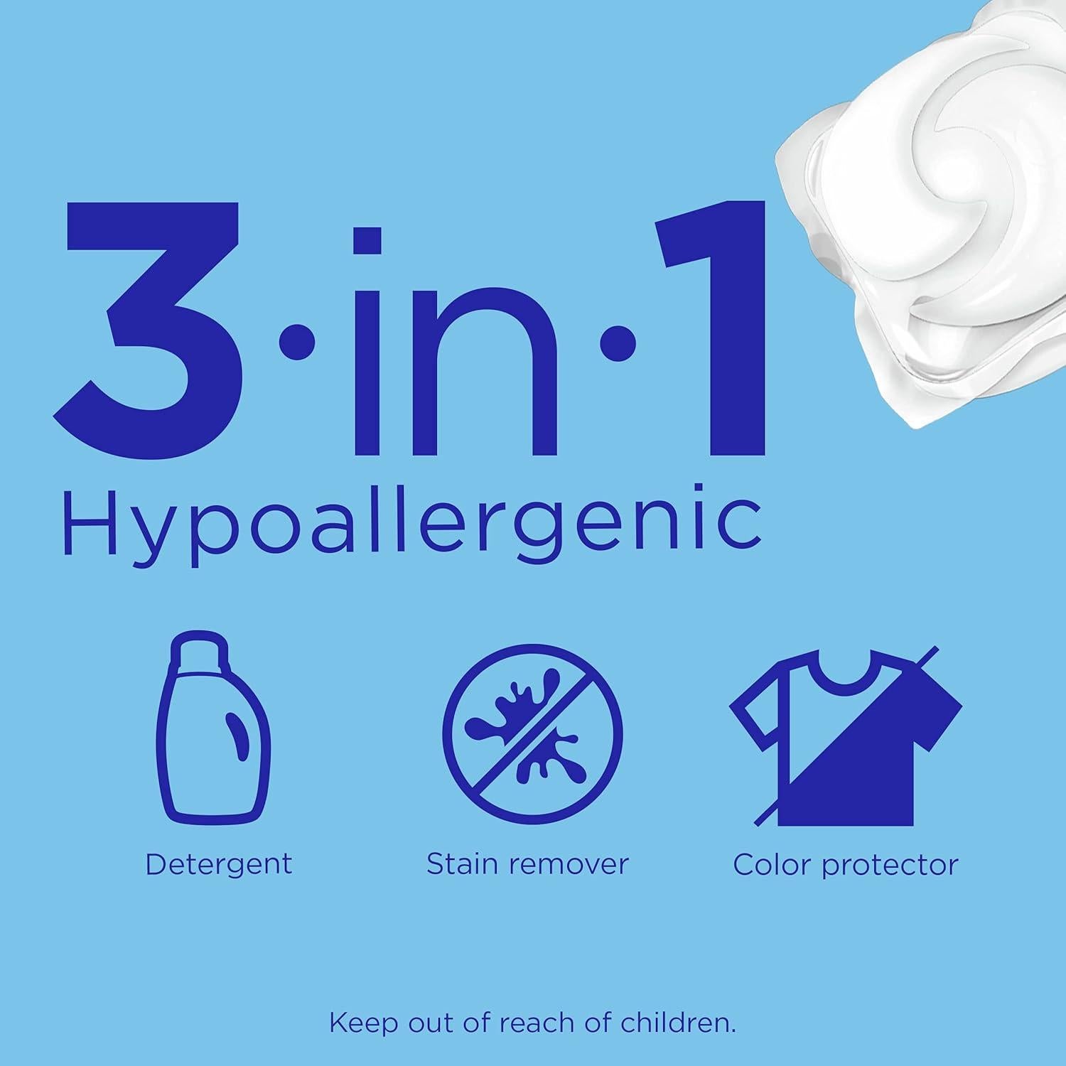 Detergente Líquido Tide PODS Libre y Suave 42 Unidades