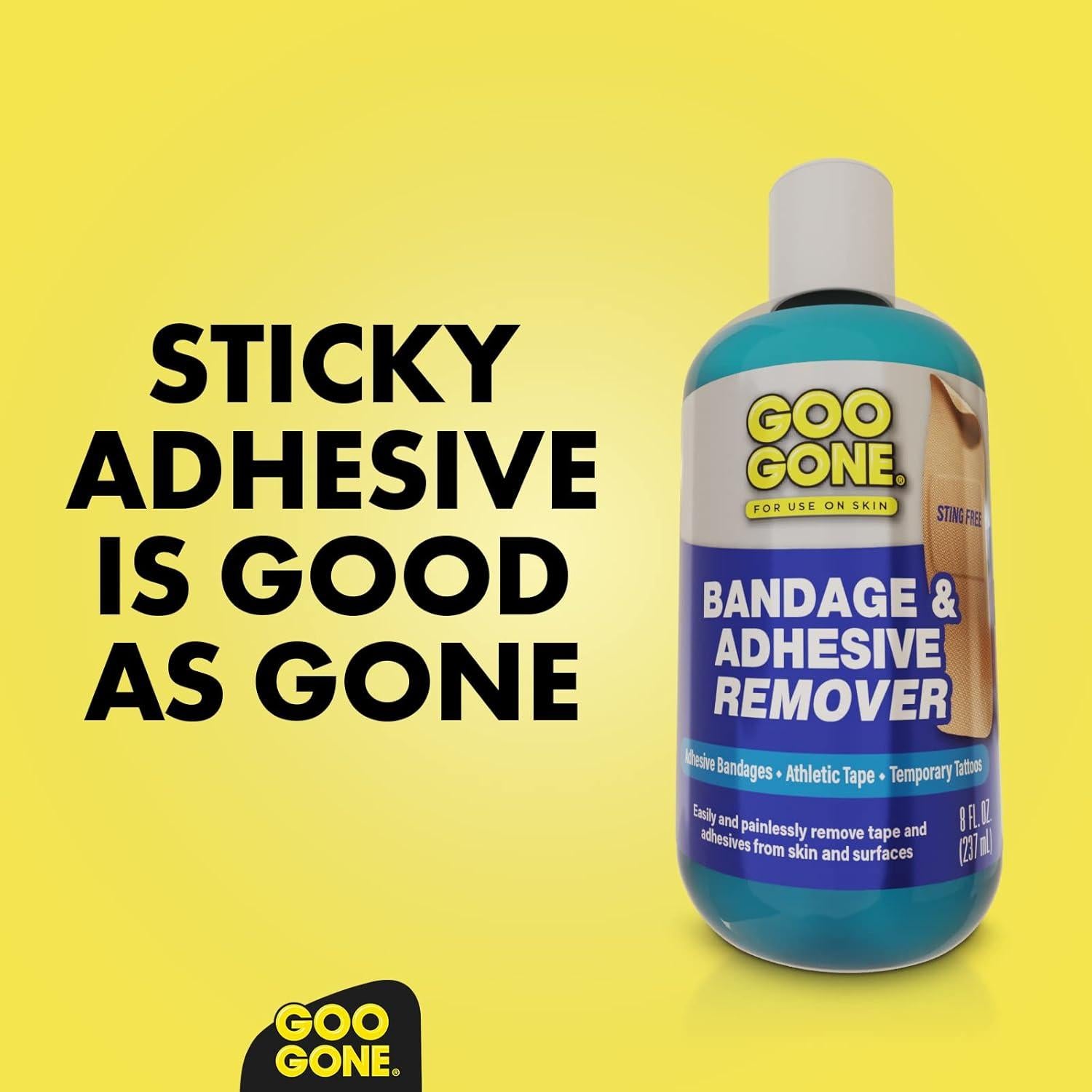 Goo Gone Removedor de Adhesivos para Piel 236.6 ml - Sin Dolor