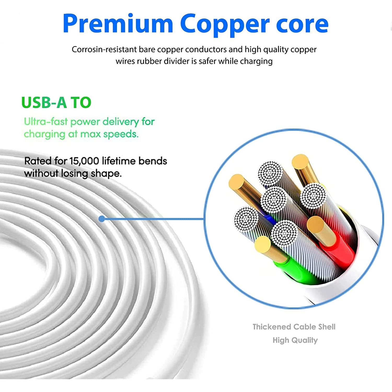 Cable de Adaptador de Energía 5m para Cargador Arlo Pro 2