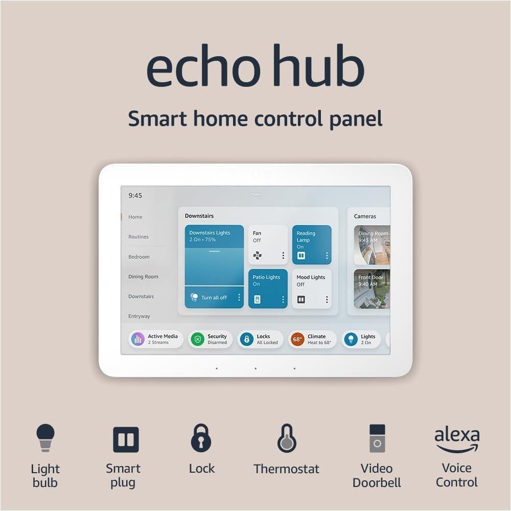 Echo Hub with Blink Video Doorbell (newest model)