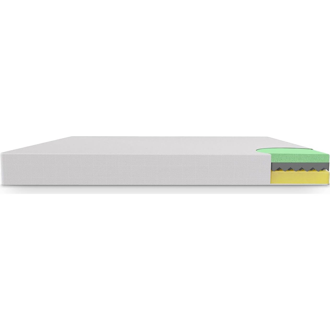 Colchón Individual Nestl de Espuma Viscoelástica 30 cm Té Verde