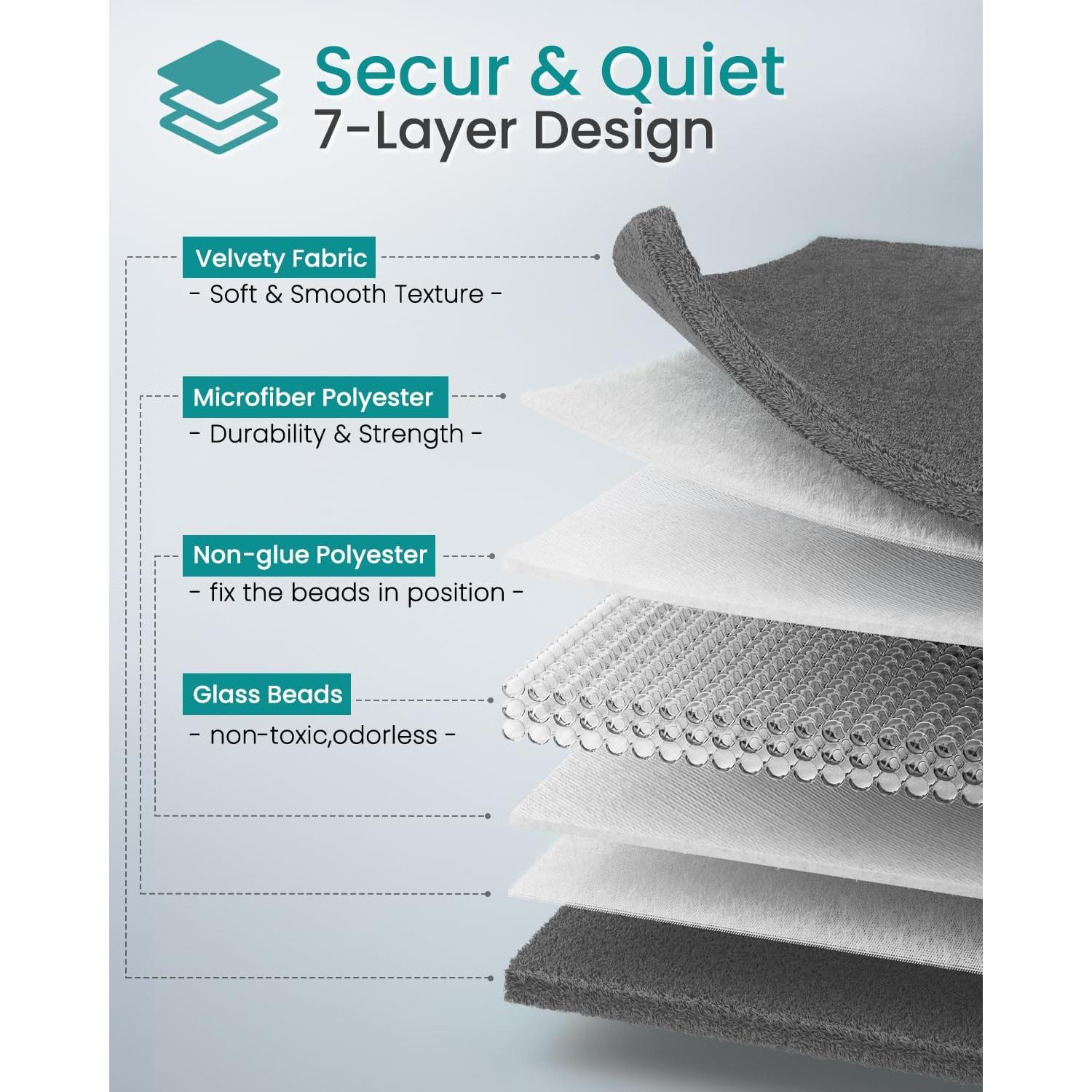 Manta con Peso ZILLYBEE 58x73 cm 2.27 kg Gris Profundo