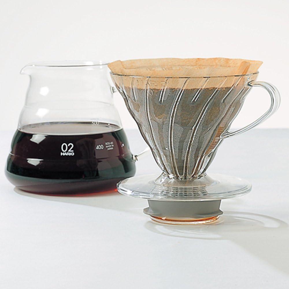 Servidor de Café Hario V60 de Vidrio 360ml Transparente