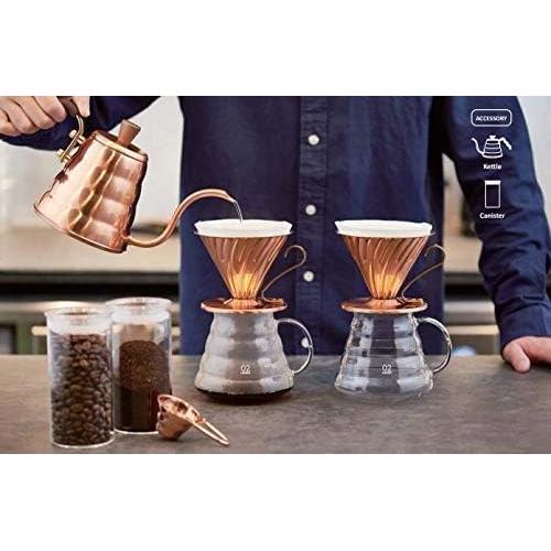 Servidor de Café Hario V60 de Vidrio 360ml Transparente