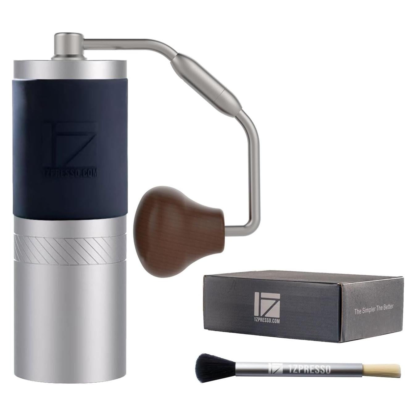 Molinillo de Café Manual 1Zpresso J Plata Acero Inoxidable 35g