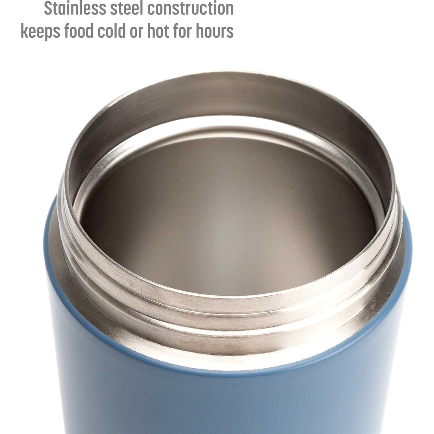 Tarro de Comida Aislado Goodful 0.45L Acero Inoxidable Azul