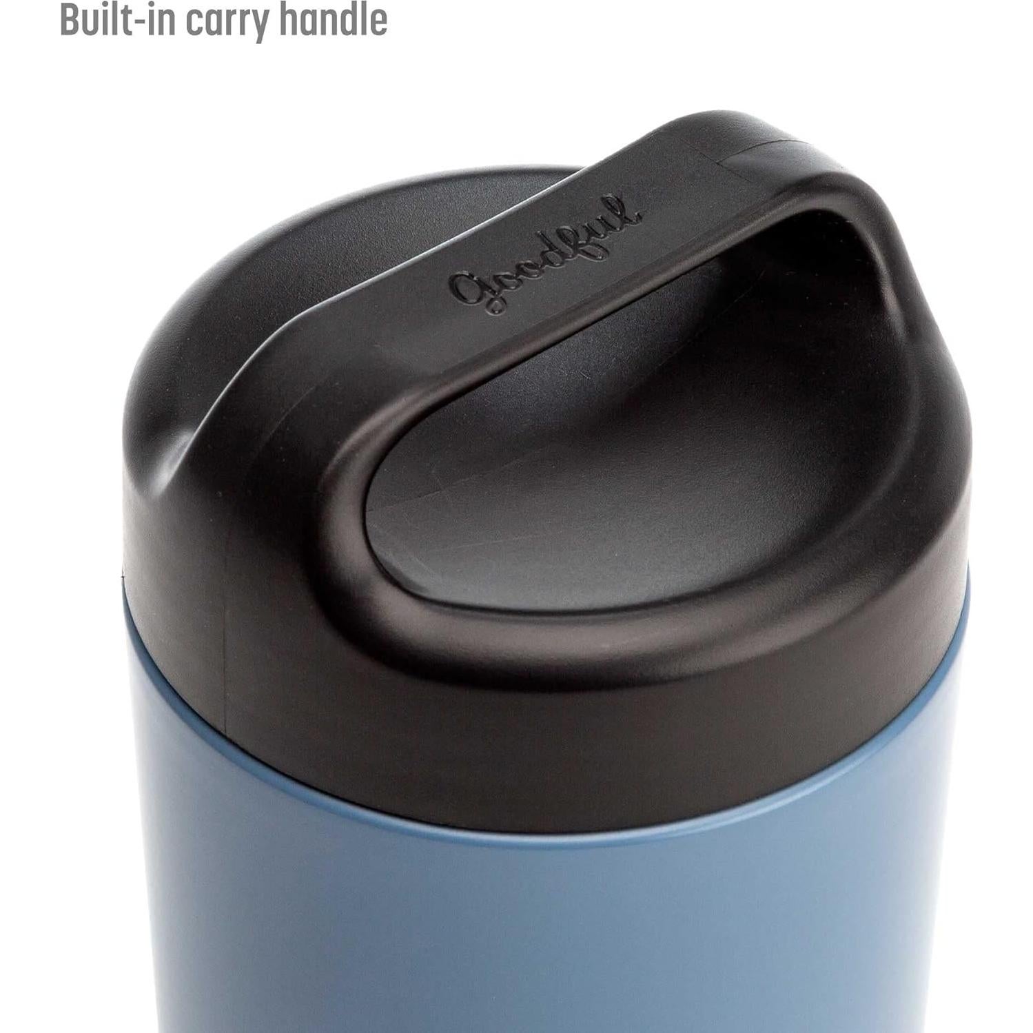 Tarro de Comida Aislado Goodful 0.45L Acero Inoxidable Azul