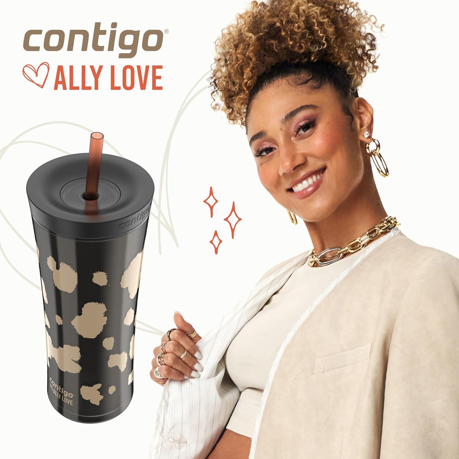 Tumbler Contigo Streeterville Ally Love 20oz Regaliz a Prueba de Fugas