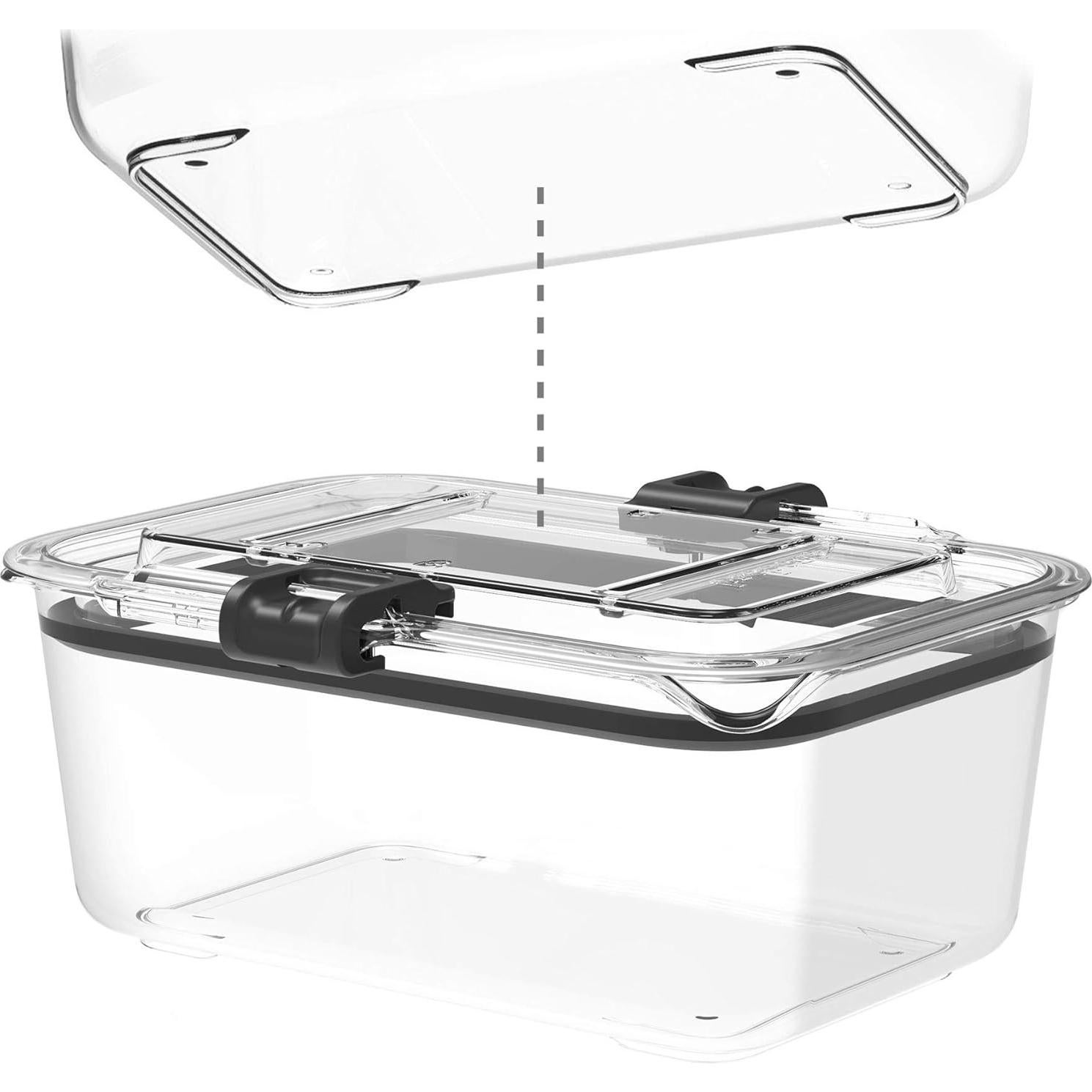 Contenedor de Almacenamiento de Alimentos Prepara Latchlok 5.25 Tazas - Juego de 2