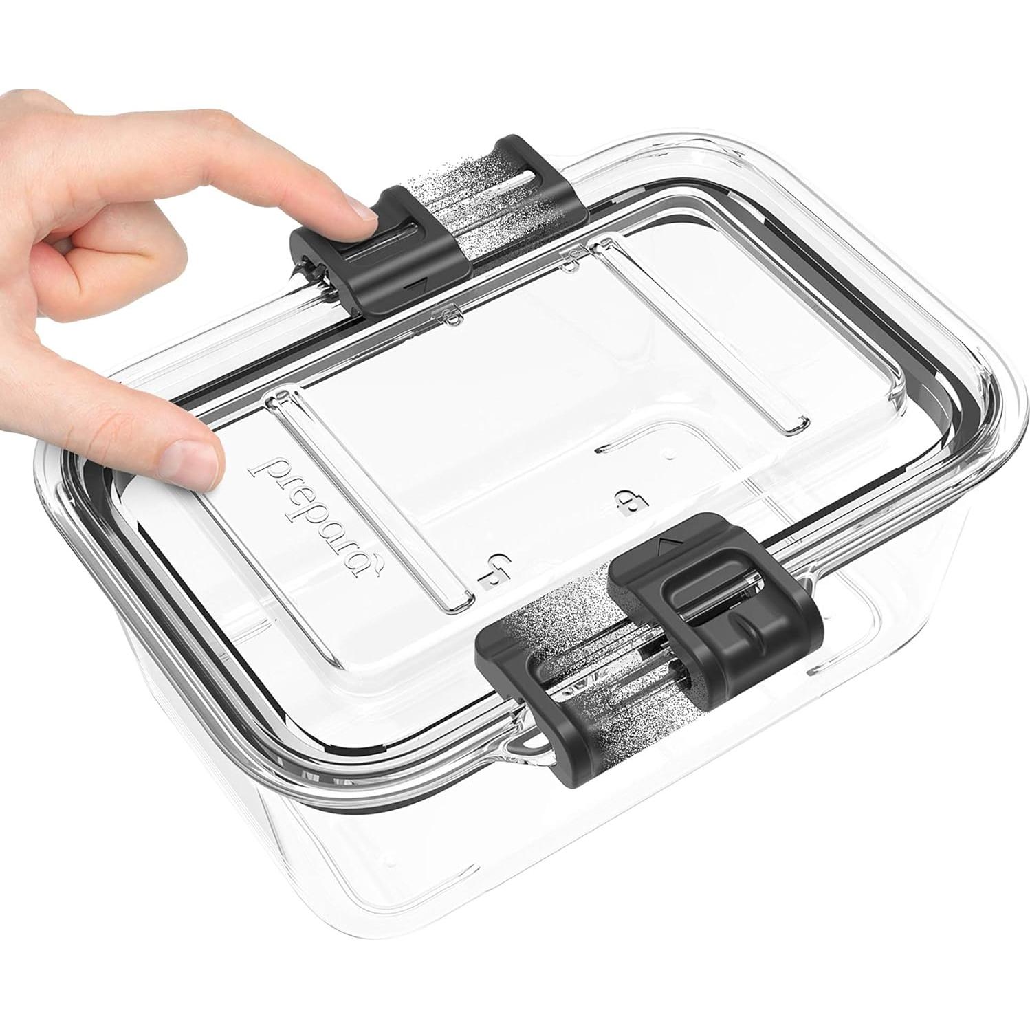 Contenedor de Almacenamiento de Alimentos Prepara Latchlok 5.25 Tazas - Juego de 2