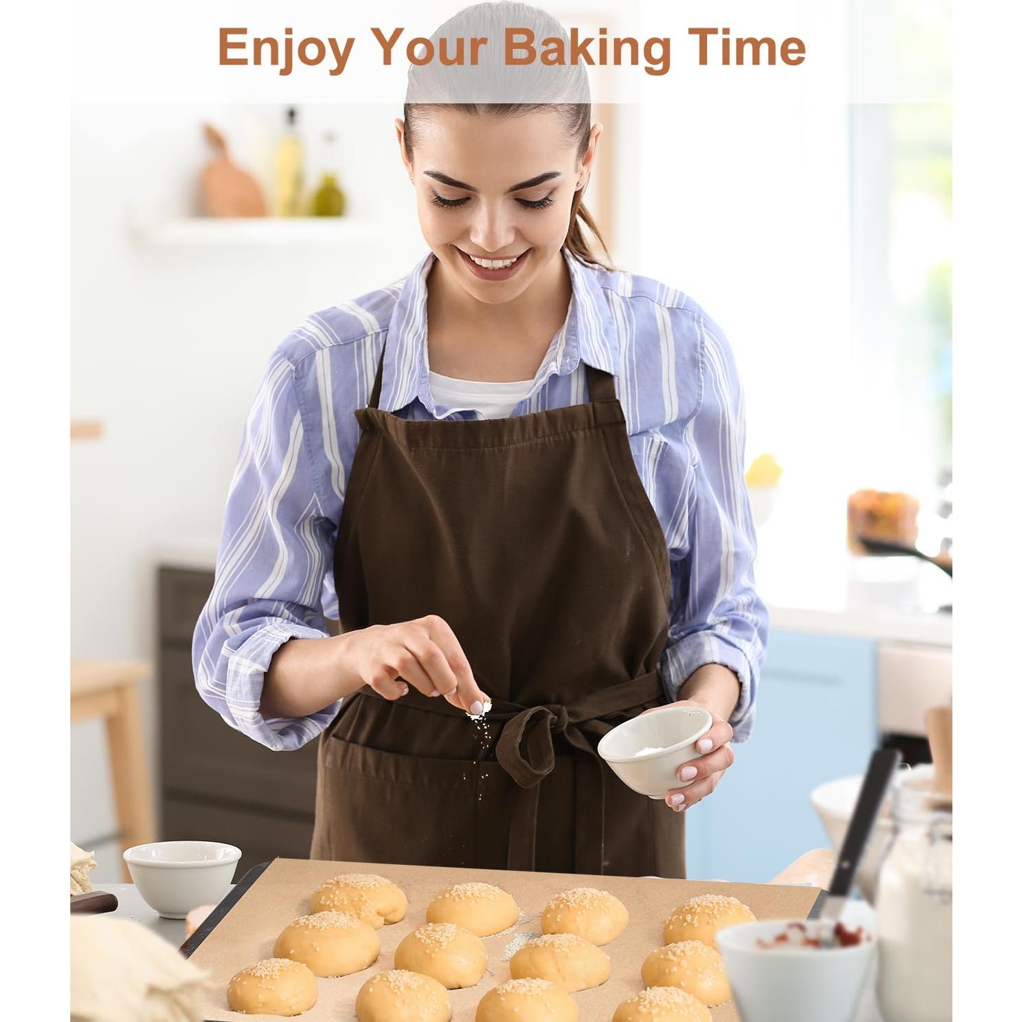 Hojas de papel pergamino Avirho 9x13 cm antiadherente - 70 unidades