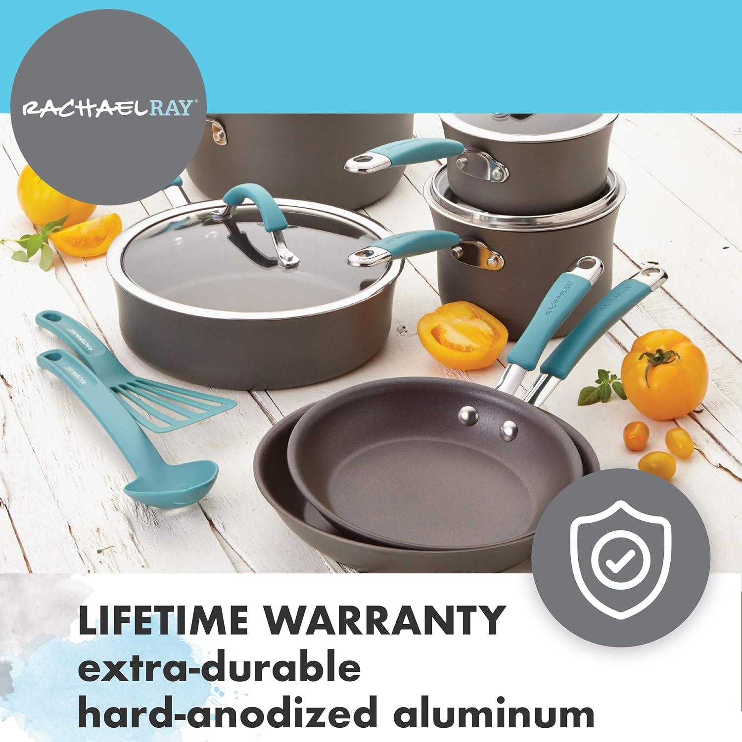 Sartén Antiadherente Rachael Ray Cucina 35.56 cm Agave Blue