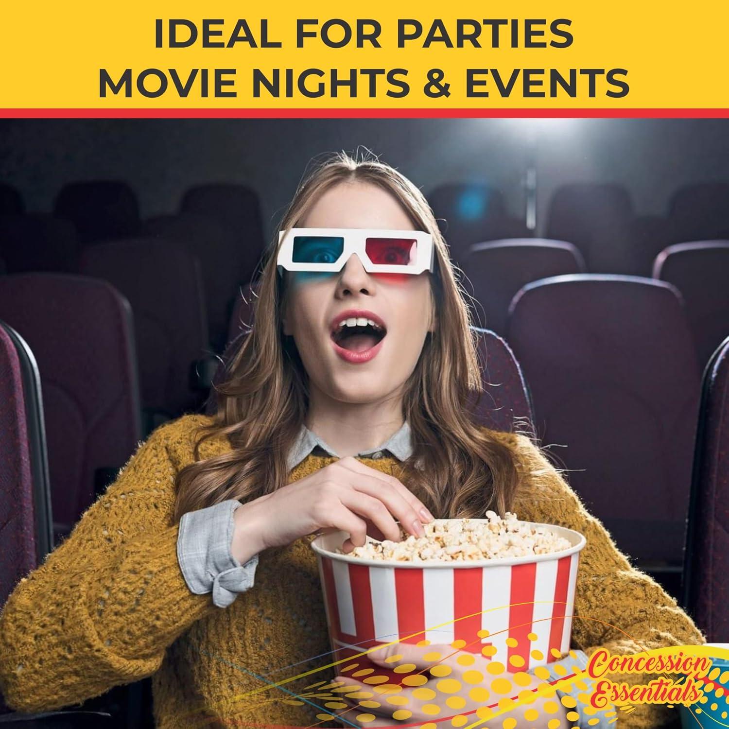 Paquetes de Palomitas de Maíz 4oz Concession Essentials - Caja 12