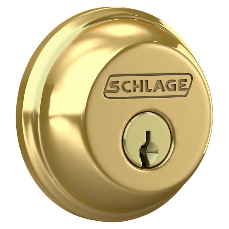 Cerradura de Pestillo Schlage B60N505 Latón Brillante