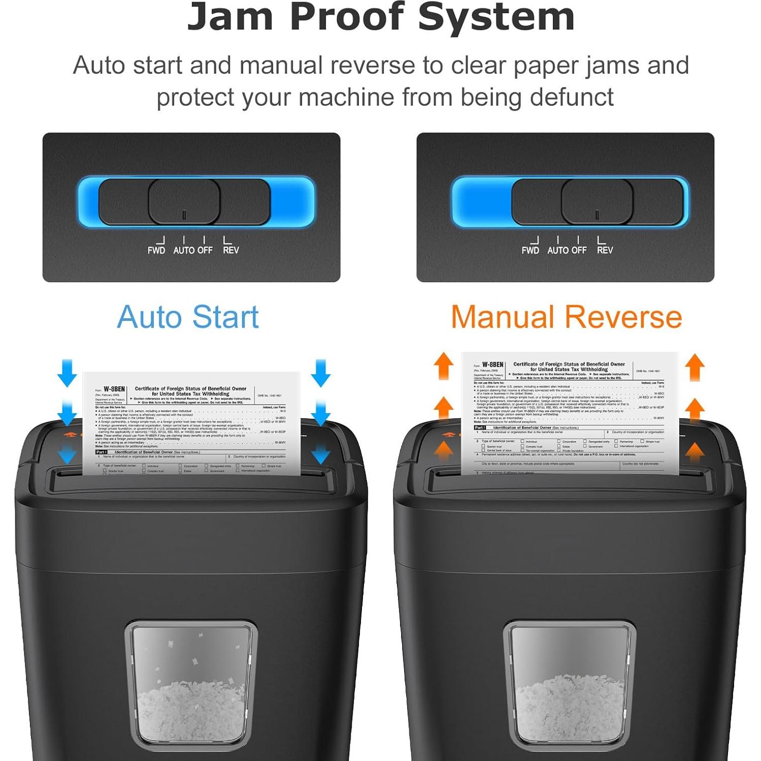 Trituradora de Papel Bonsaii C261-D Micro Corte 6 Hojas 4.02 kg