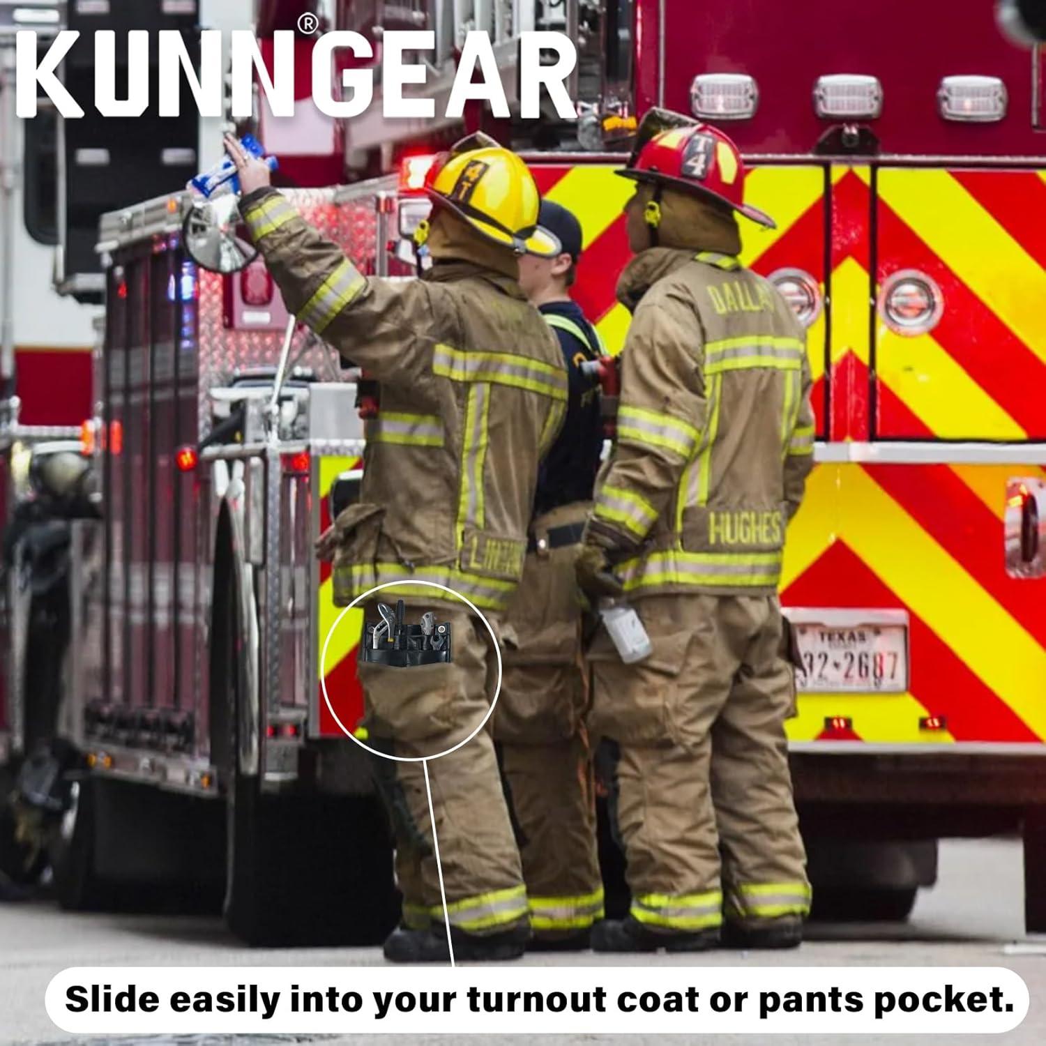 Bolsa de Herramientas KUNN para Bomberos 4 Bolsillos Negra