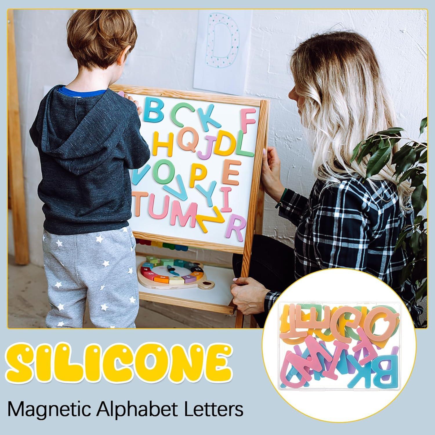 Kit de Letras Magnéticas Educativas VioraWhite 26 Piezas