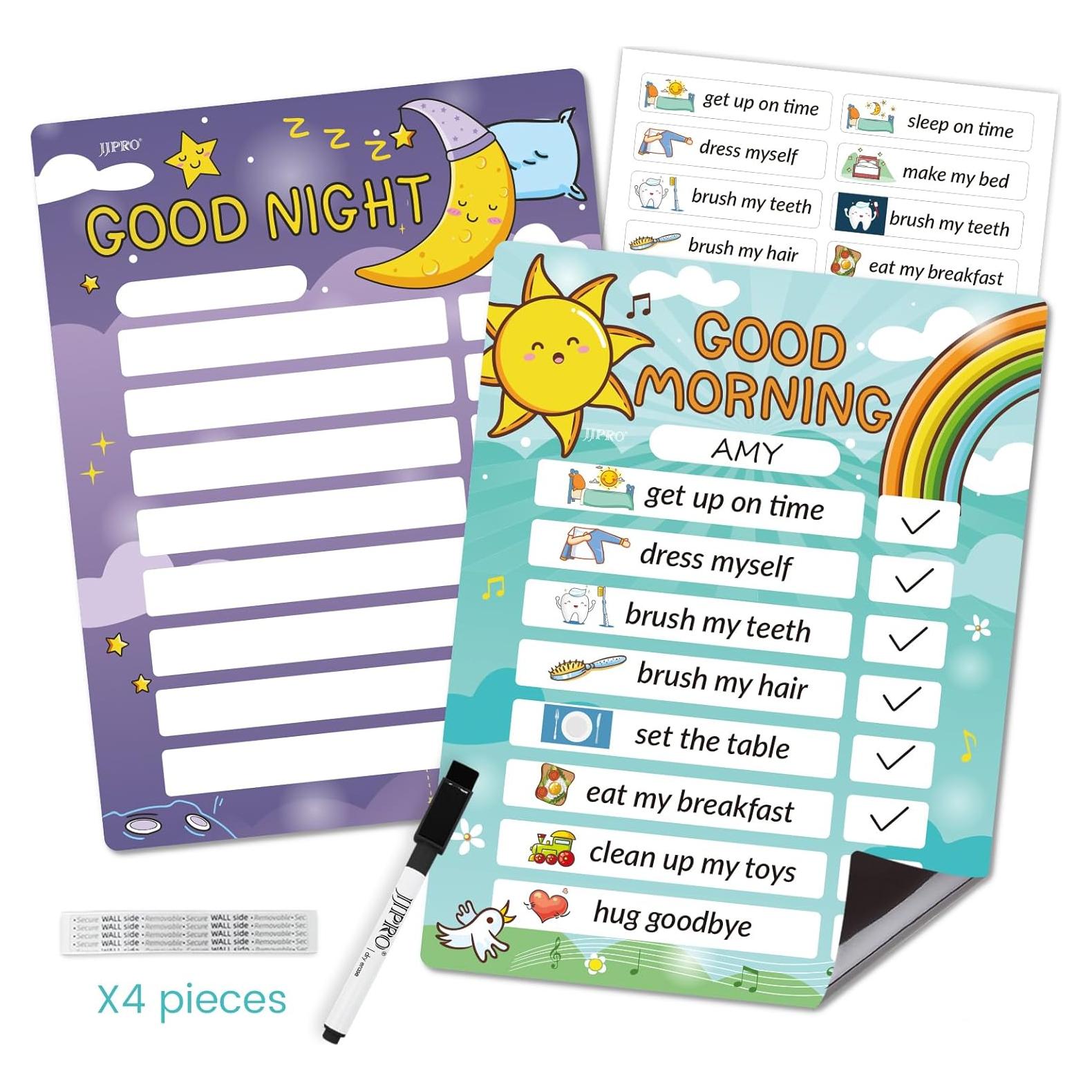 Gráfico Magnético de Rutina Diaria JJPRO - 20x27 cm