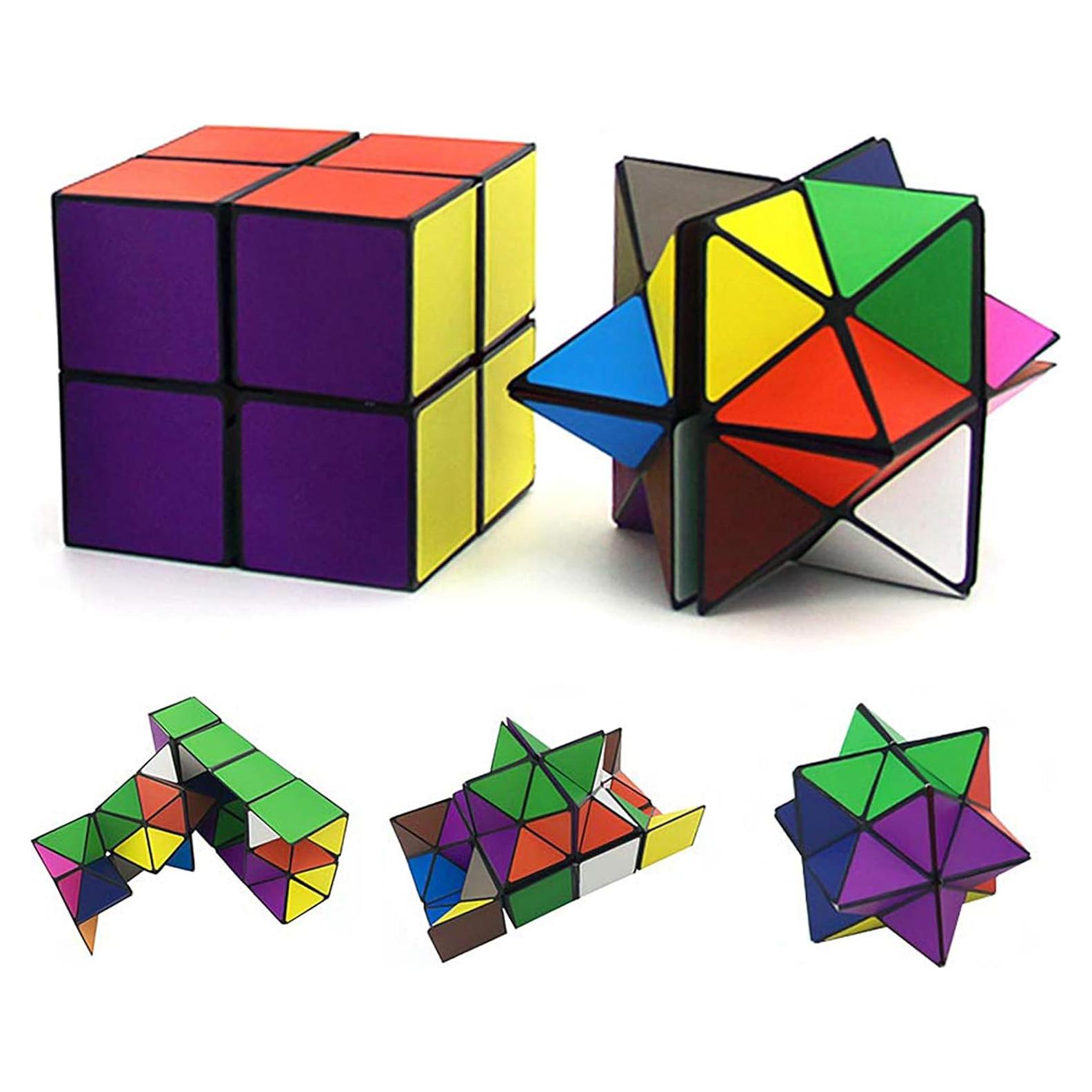 Cubo Mágico Star Cube Threerivers 2 en 1 Antiestrés