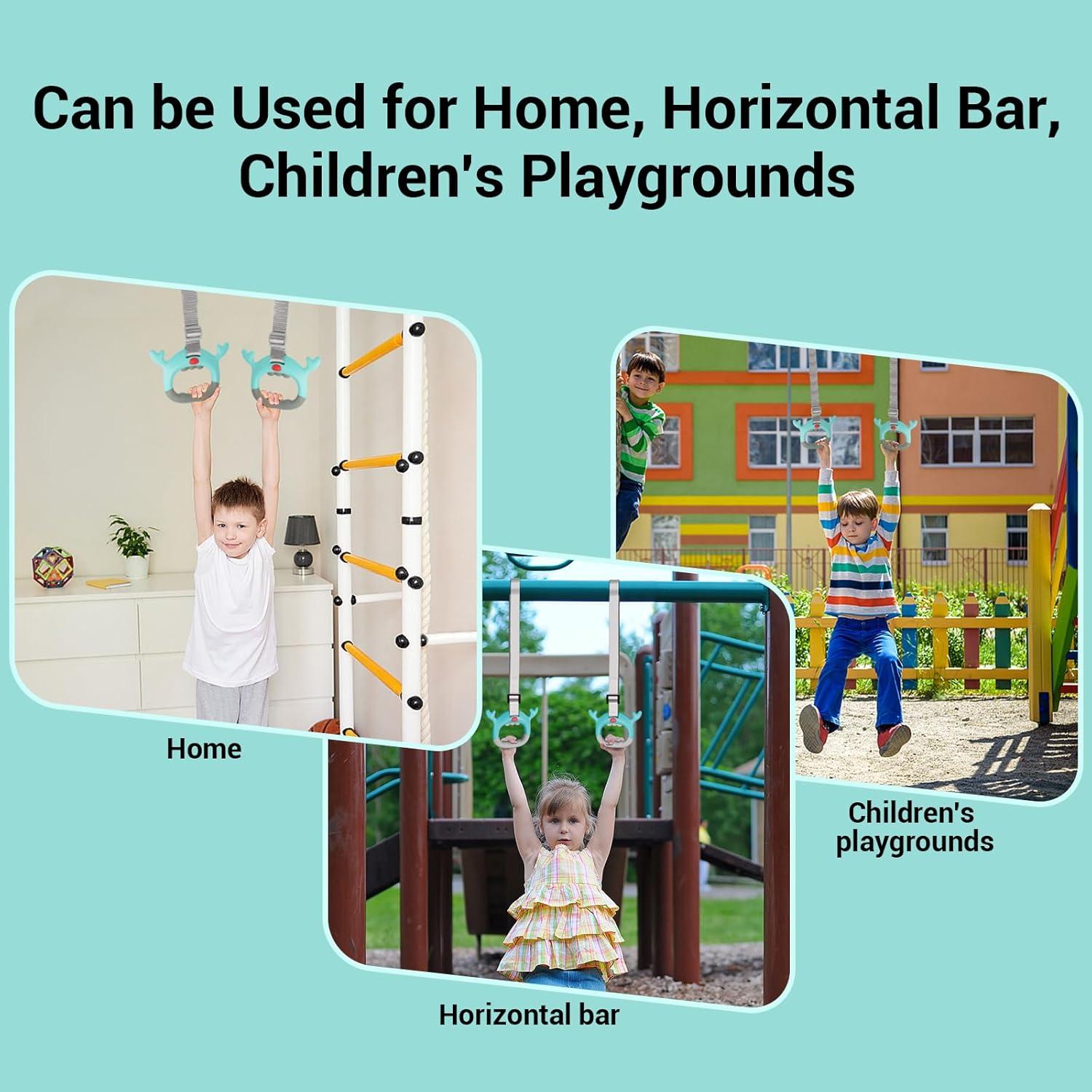 Anillas de Gimnasia YESIMET YST-GR-MBL2 Ajustables para Niños