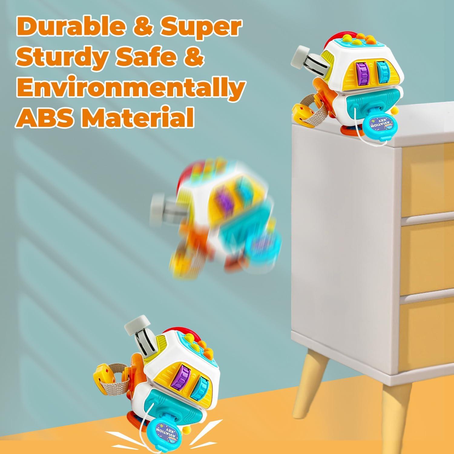 Cubo Ocupado Montessori GZSDLL para Niños 18+ Meses